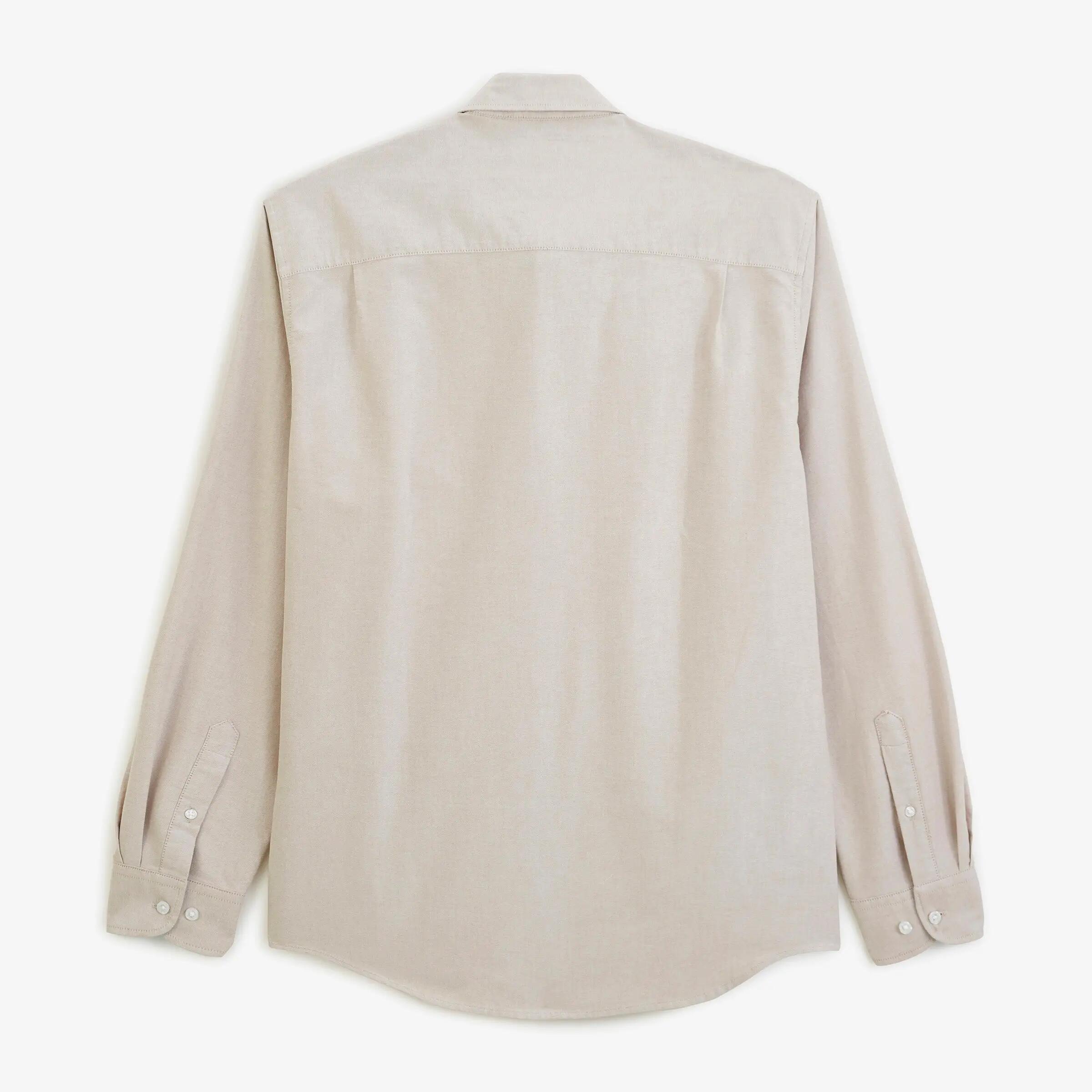 Chemise manches longues Oxford sangle SB beige 2/5