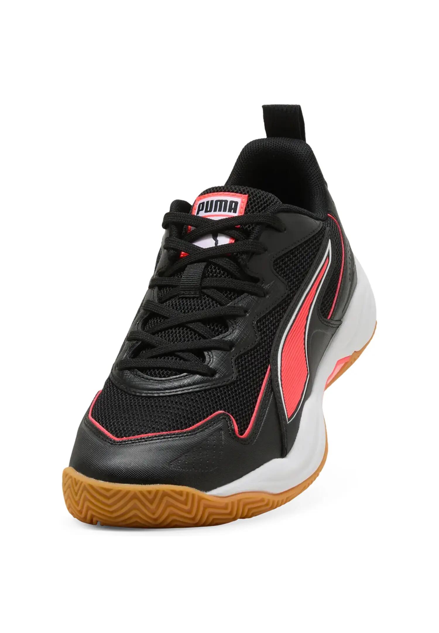 Puma Unisex Solarflash 4 Hallenschuhe Indoor black/red/white 5/6