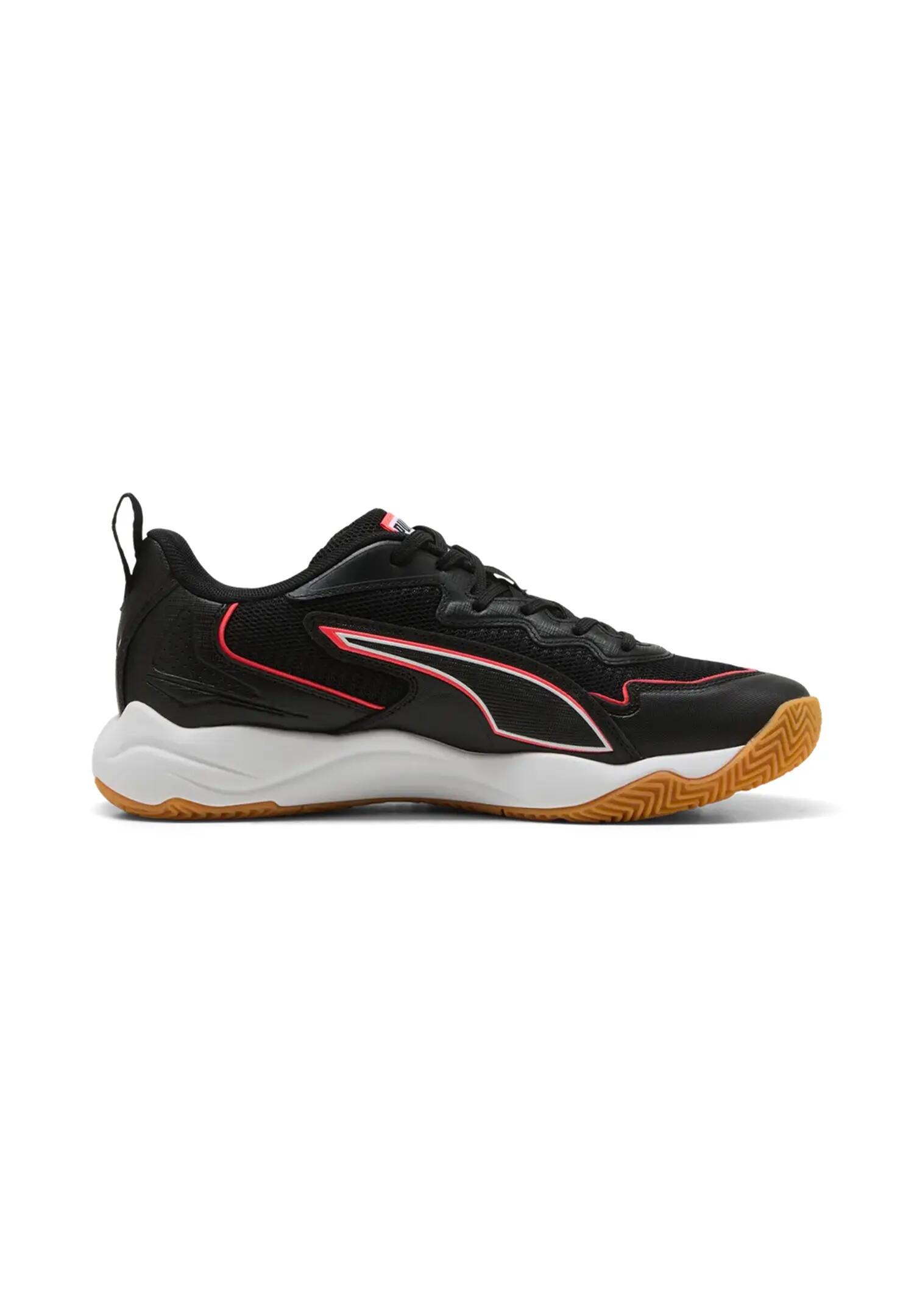 Puma Unisex Solarflash 4 Hallenschuhe Indoor black/red/white 4/6