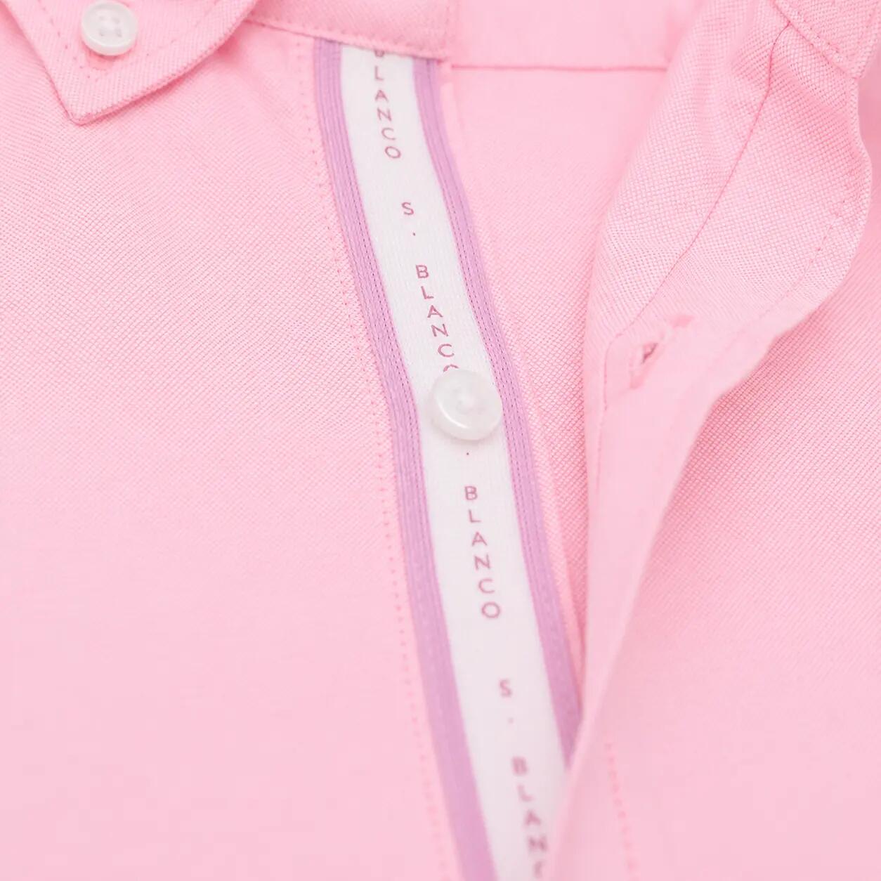 Chemise manches longues Oxford sangle SB rose 6/7