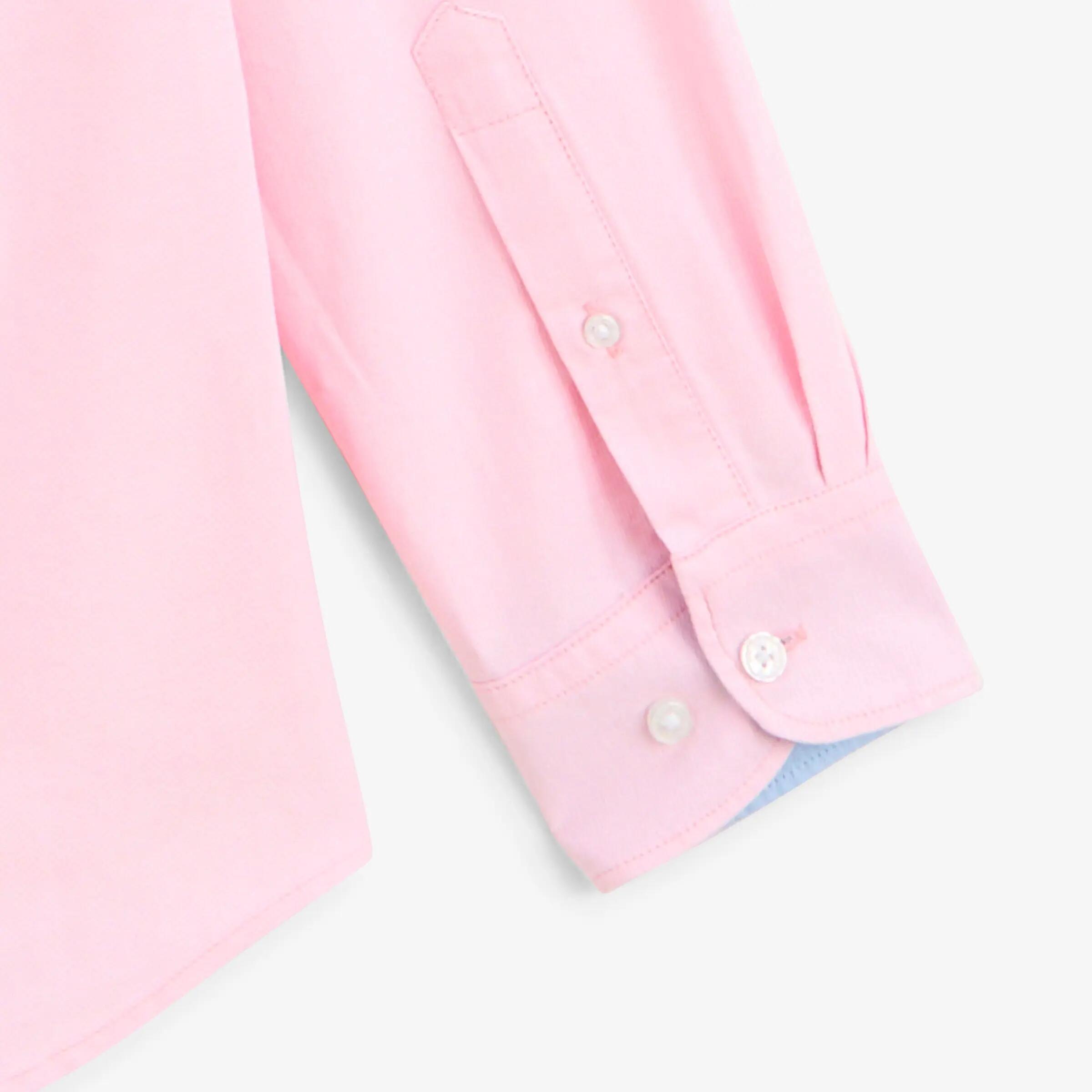 Chemise manches longues Oxford sangle SB rose 5/7