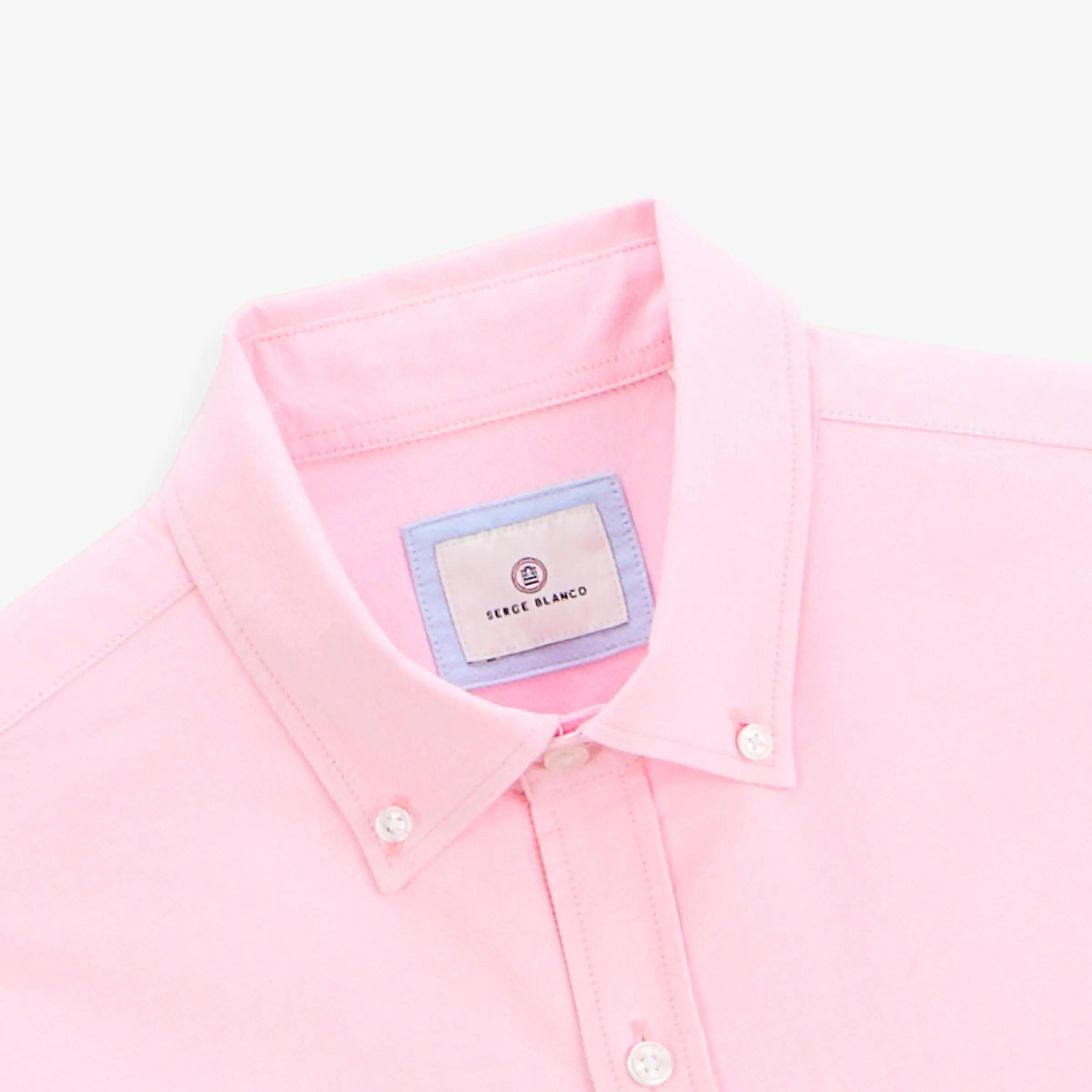 Chemise manches longues Oxford sangle SB rose 4/7