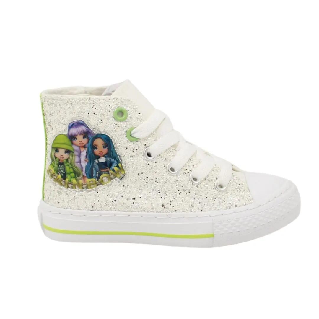 Zapatillas deportivas altas Rainbow blancas talla 32 1/2