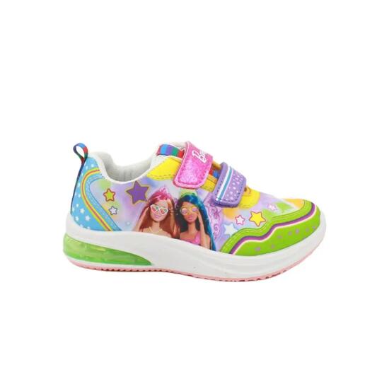 Baskets lumineuses Barbie vertes printemps-été, taille 31