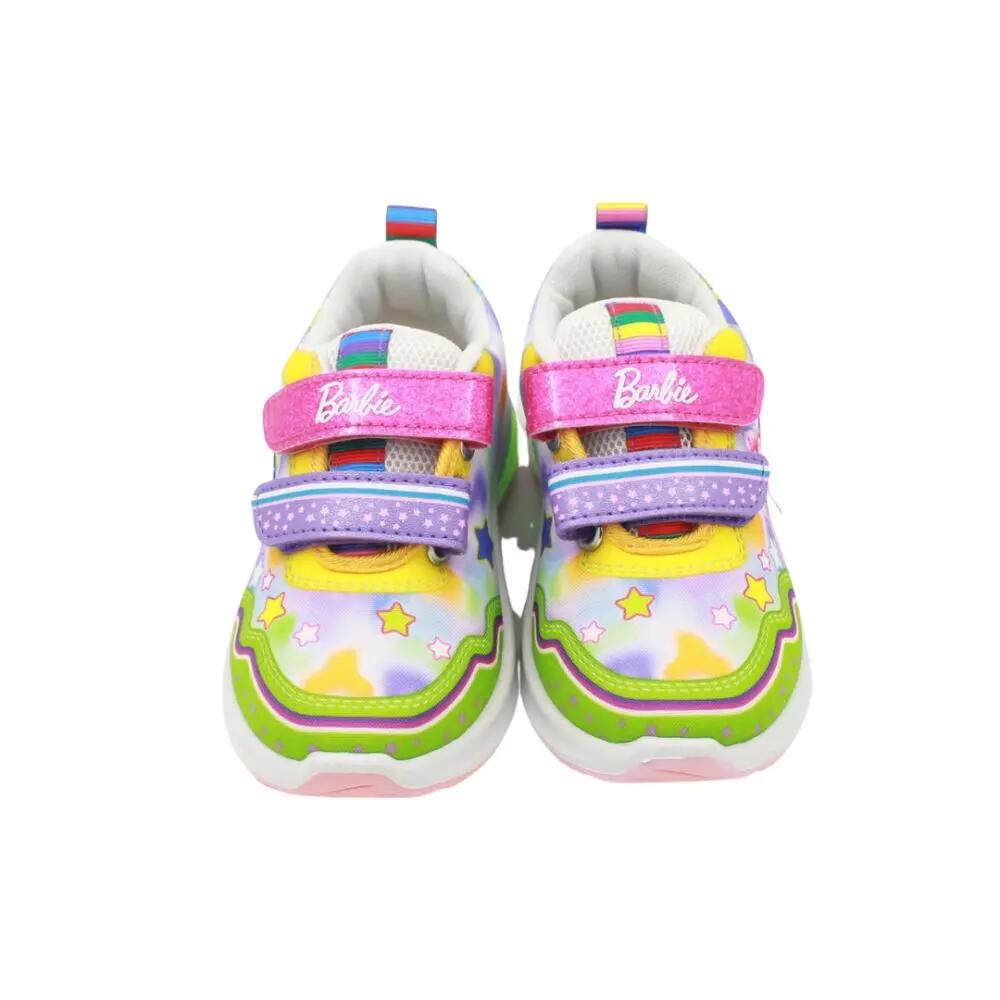 Baskets lumineuses Barbie vertes printemps-été, taille 31 3/6