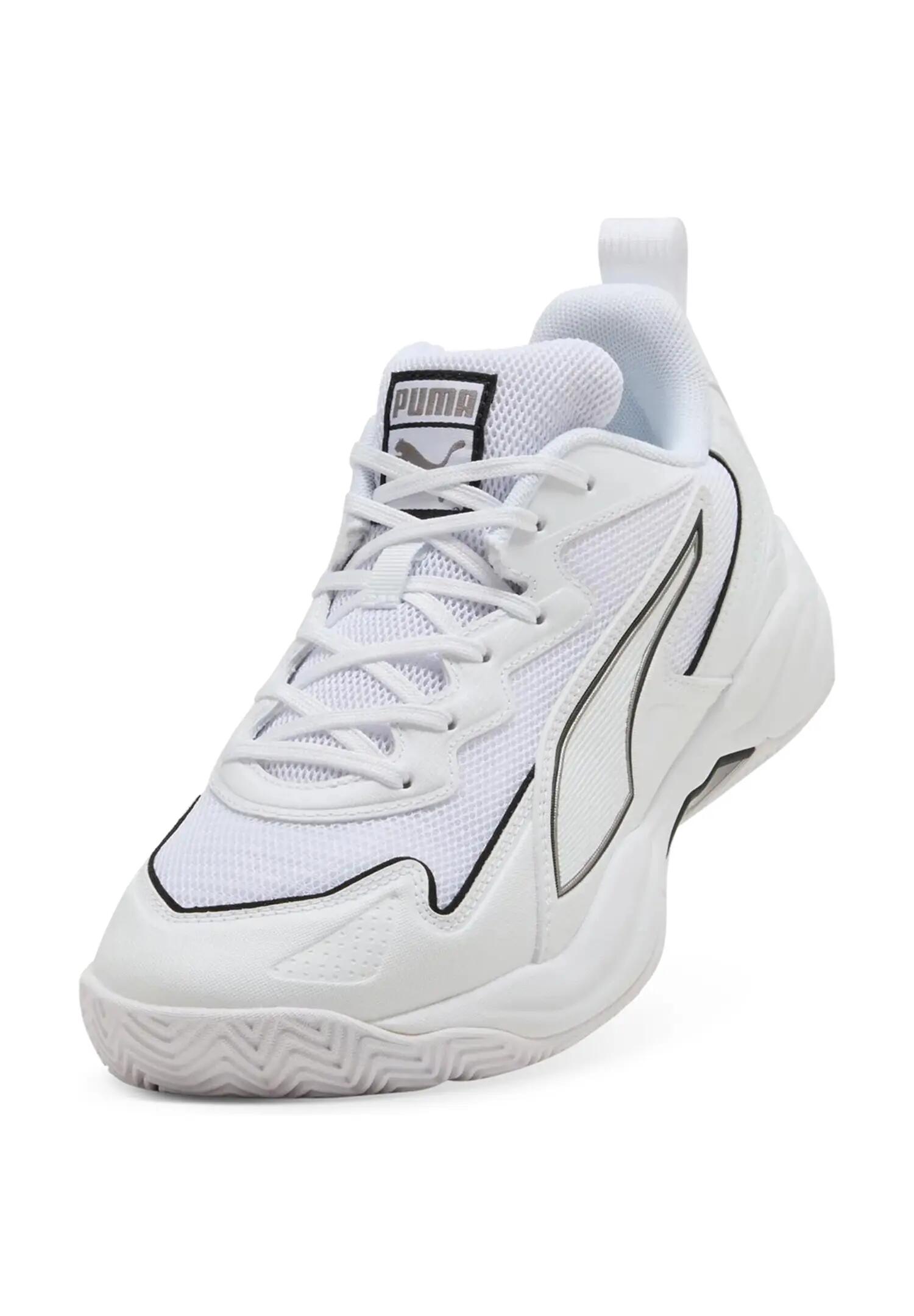 Puma Damen Solarflash 4 Hallenschuhe Indoor Puma White 4/4