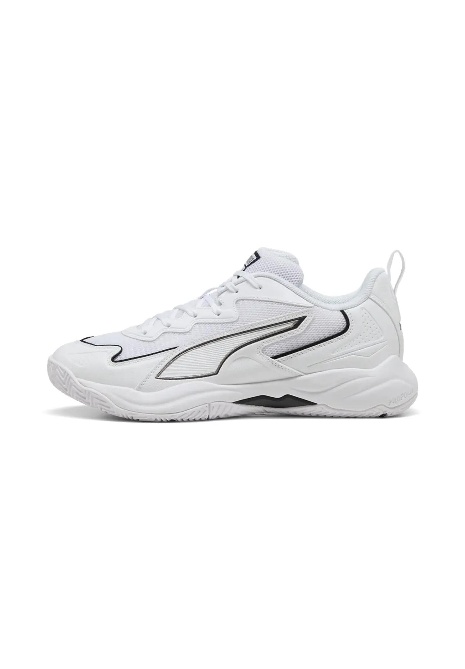 Puma Damen Solarflash 4 Hallenschuhe Indoor Puma White 2/4