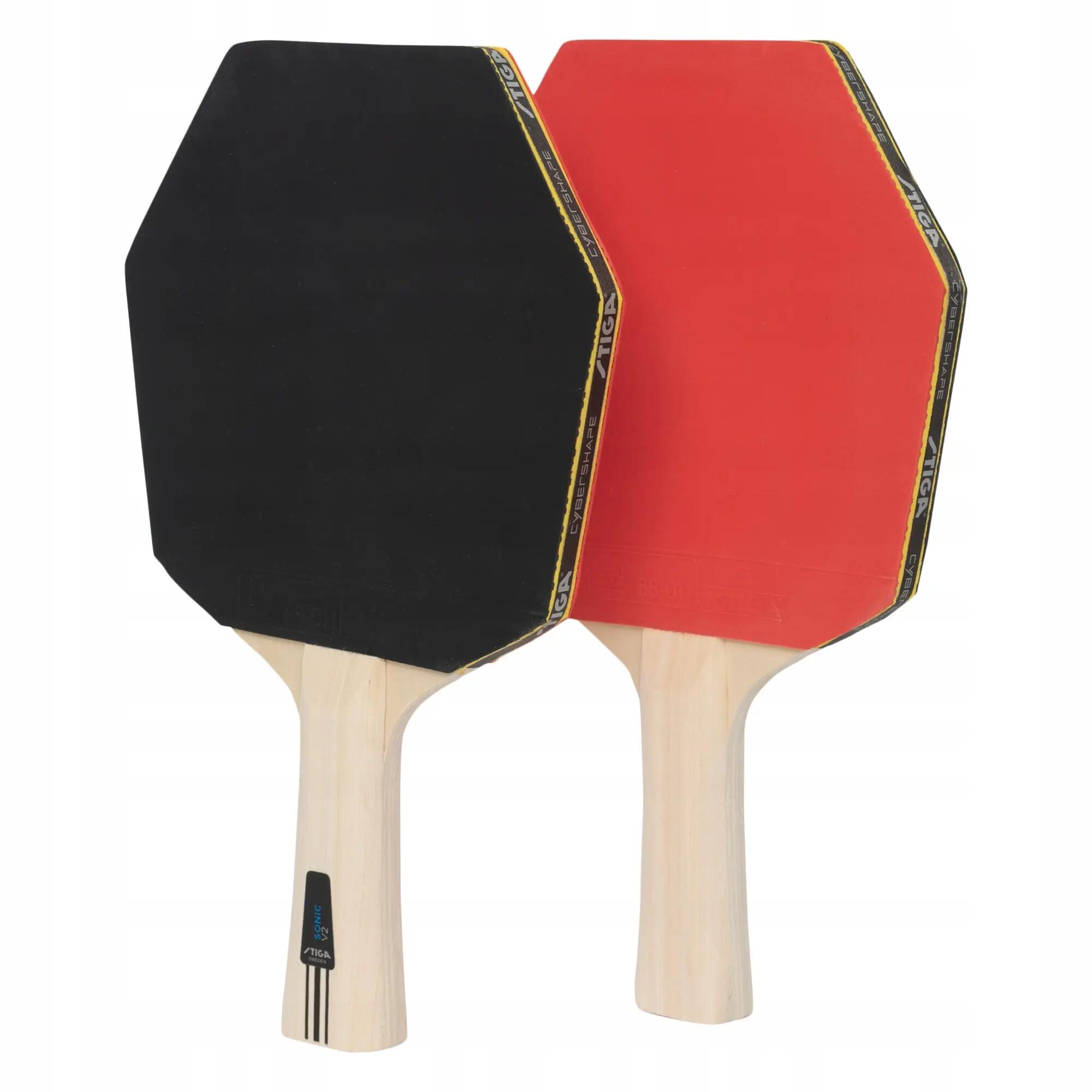 Rakietki do tenisa stołowego STIGA Sonic V2 2 szt + 3 piłeczki ping pong 2/5