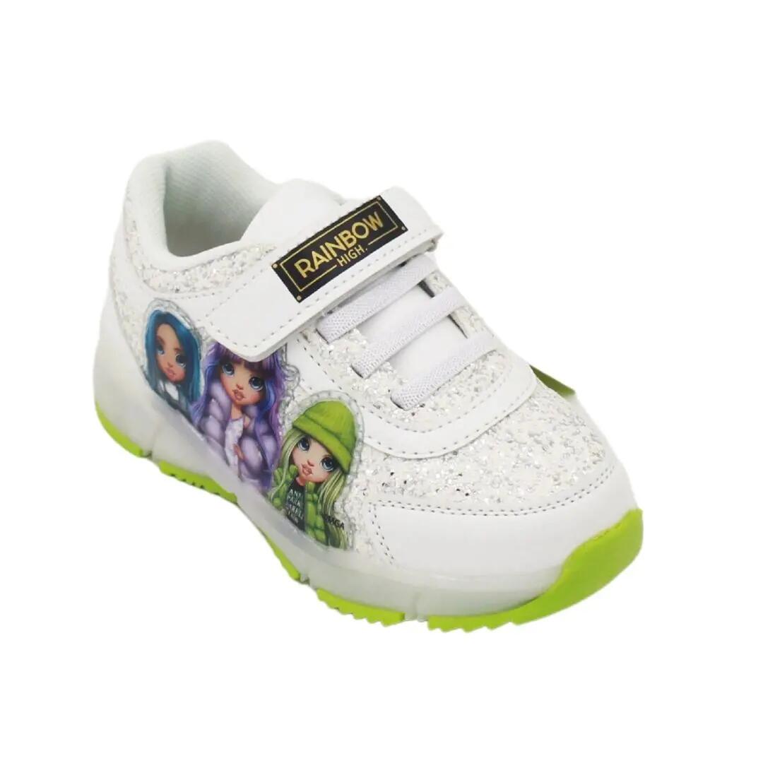 Rainbow High White Light Up Sneakers Schoenen Maat 28 2/2