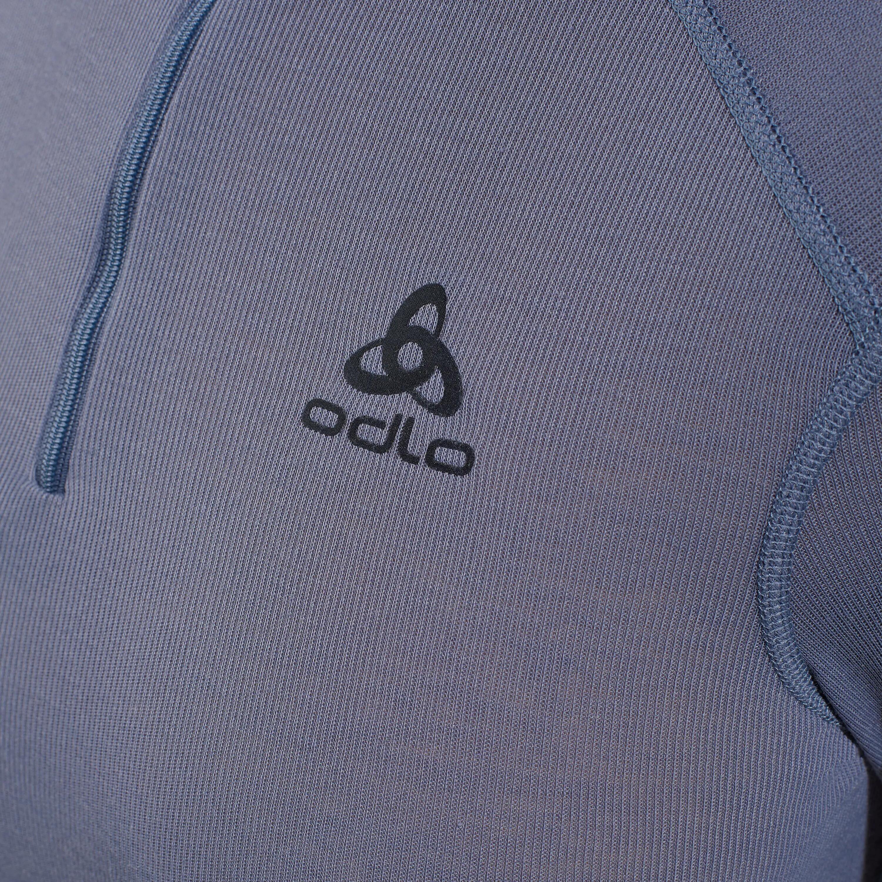T-shirt à col montant zippé Active Warm pour femme ODLO 3/6