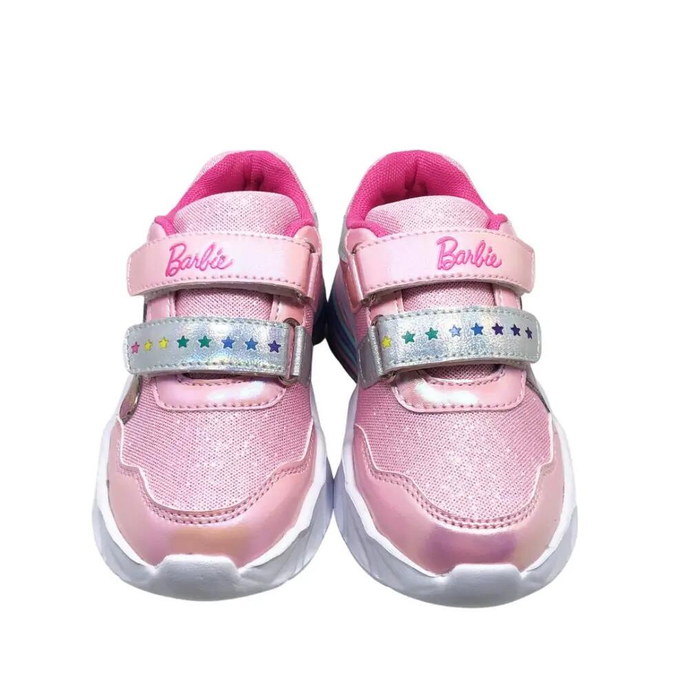 Baskets lumineuses Barbie rose printemps-été taille 30 3/6