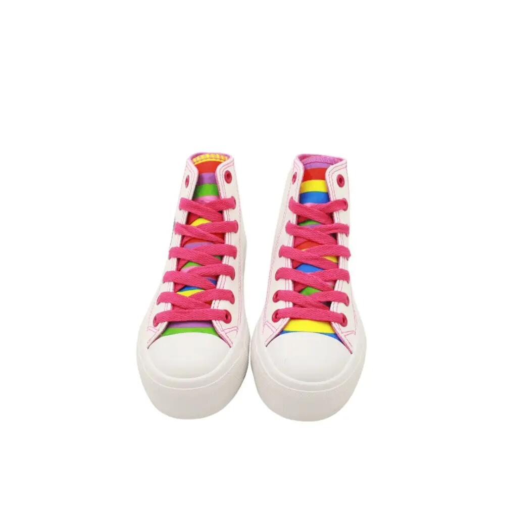 Baskets montantes Barbie printemps-été blanches taille 34 3/4