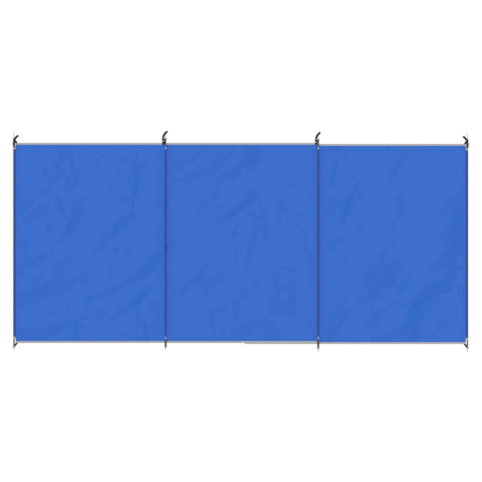Paravent - Camping - Unisexe - Coupe-vent pliable, Résistant à l’eau - Bleu 2/6