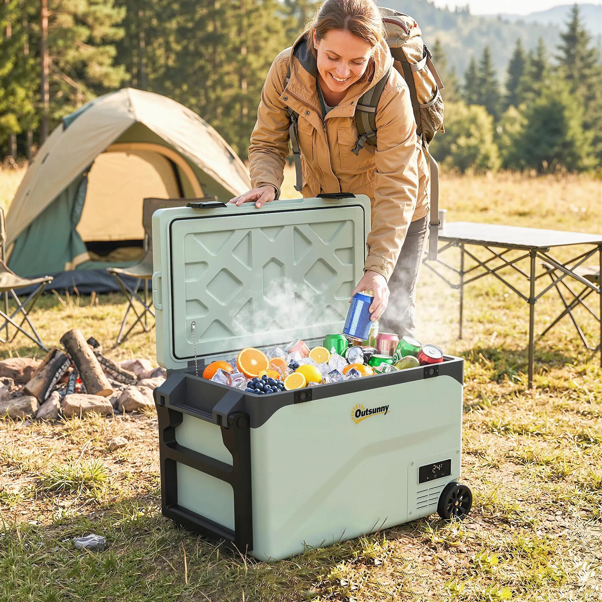 Réfrigérateur portable - Camping - Unisexe - Compresseur 42,5 L - Vert 4/6