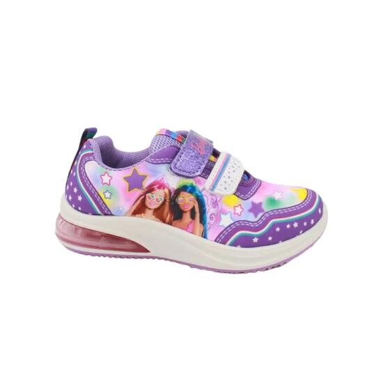 Baskets lumineuses violettes Barbie printemps/été, taille 29