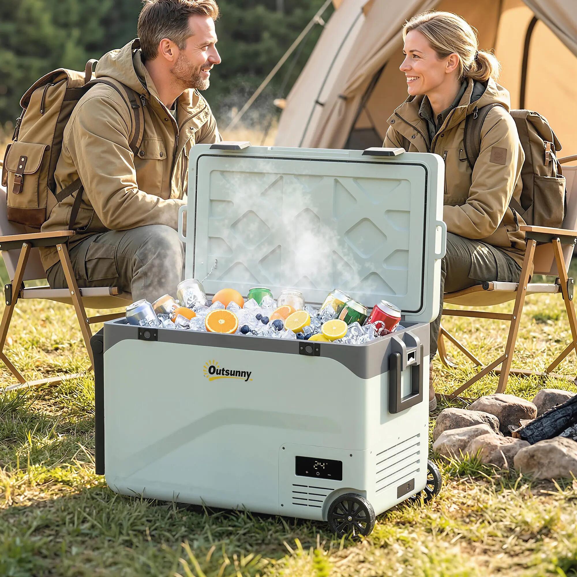 Réfrigérateur portable - Camping - Unisexe - Compresseur 42,5 L - Vert 3/6
