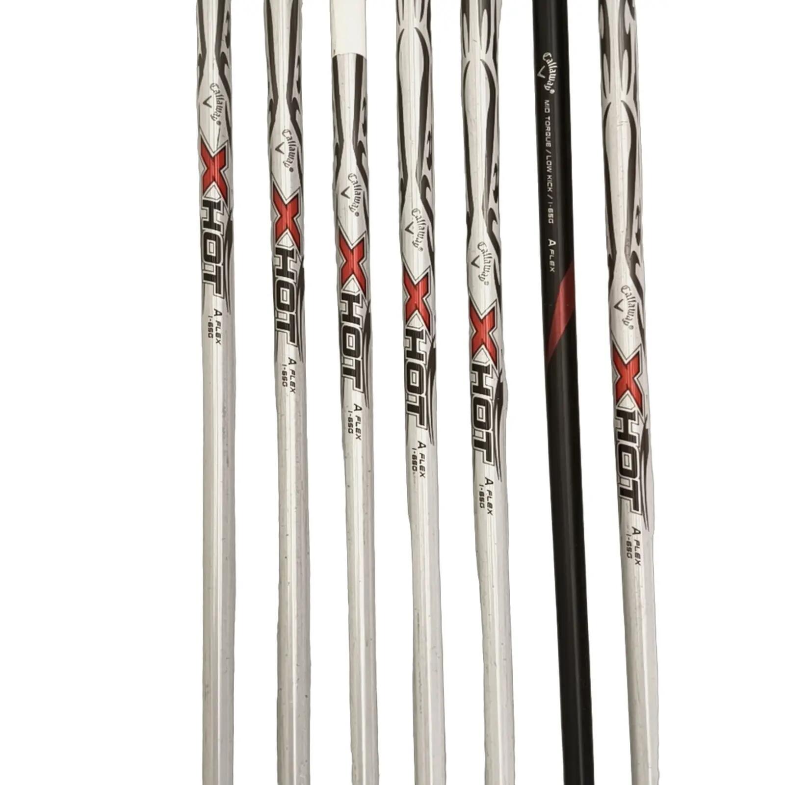 Gaucher Callaway X Hot Série de fers / 5-PW+SW / Flex A-flex / Graphite 4/7