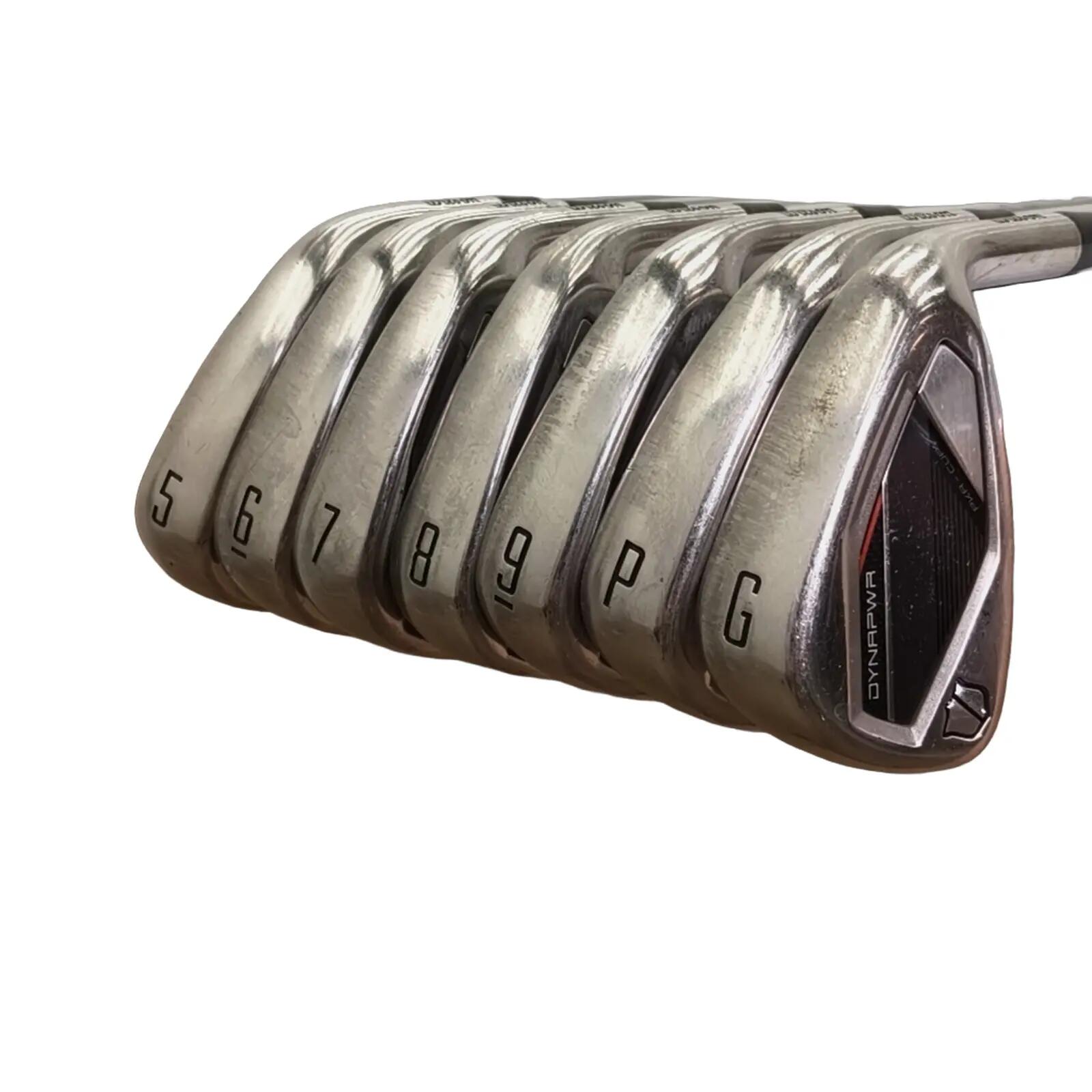 Wilson DynaPWR Série de fers / 5-PW+GW / Flex Stiff / Acier 3/7