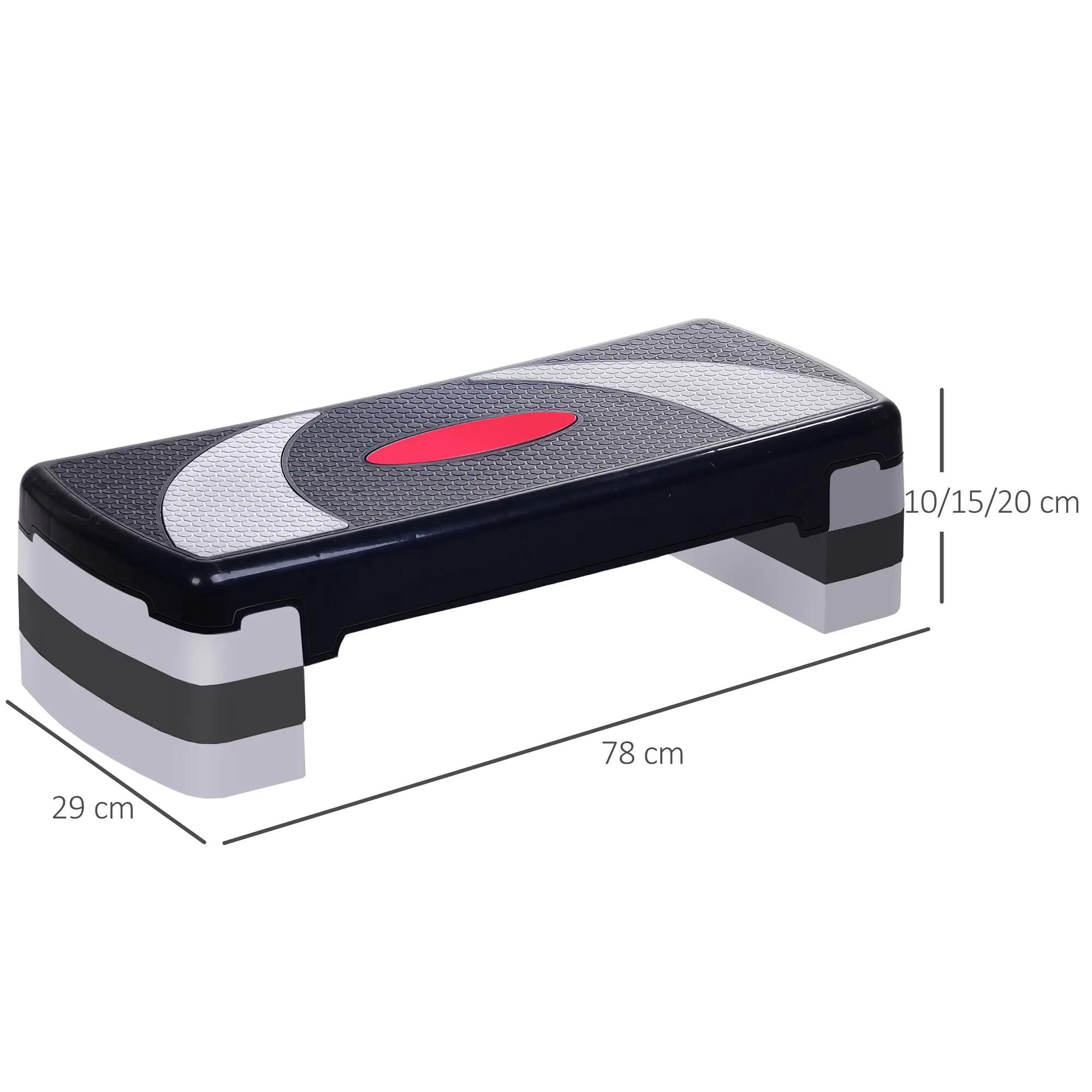 Plateau step - fitness - réglable, antidérapant, rigide 5/5