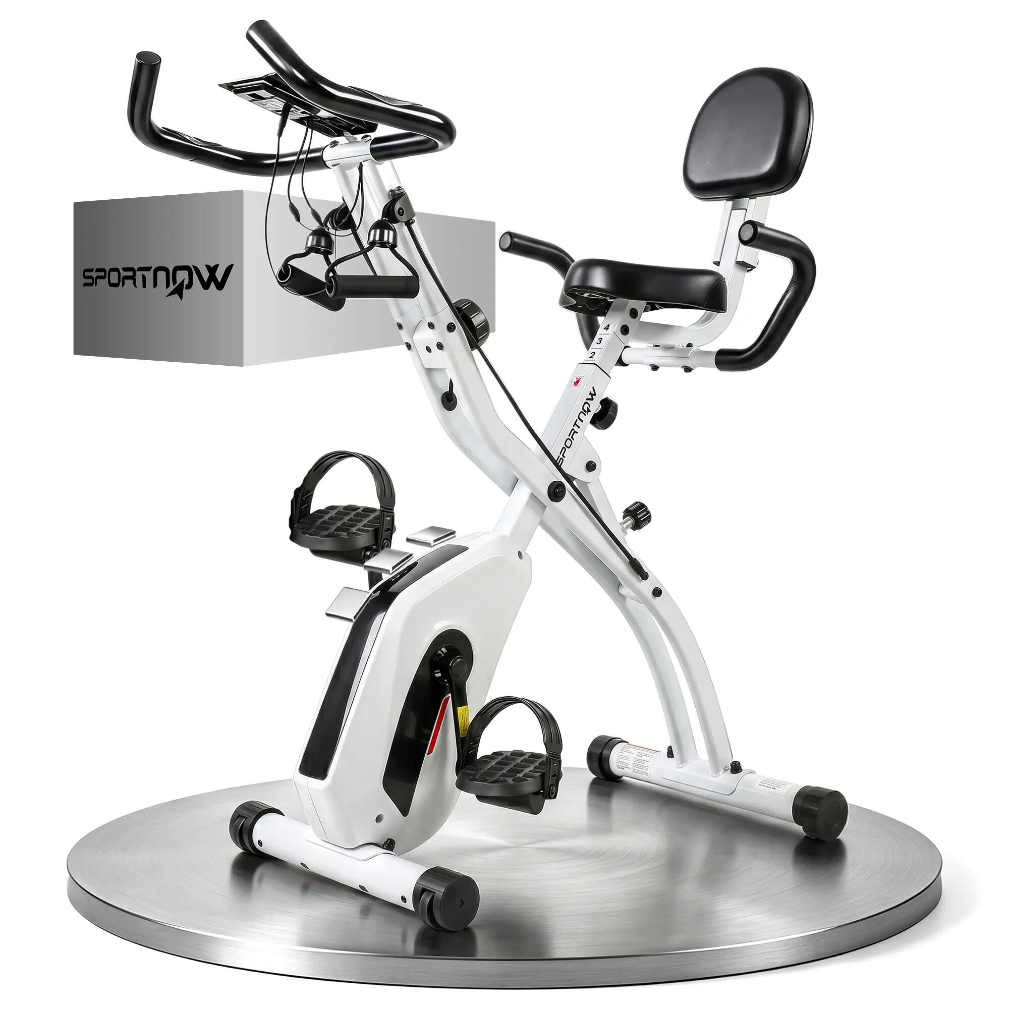 Vélo d'exercice pliable 3 en 1 Kinomap, vélo de fitness silencieux avec 1/8