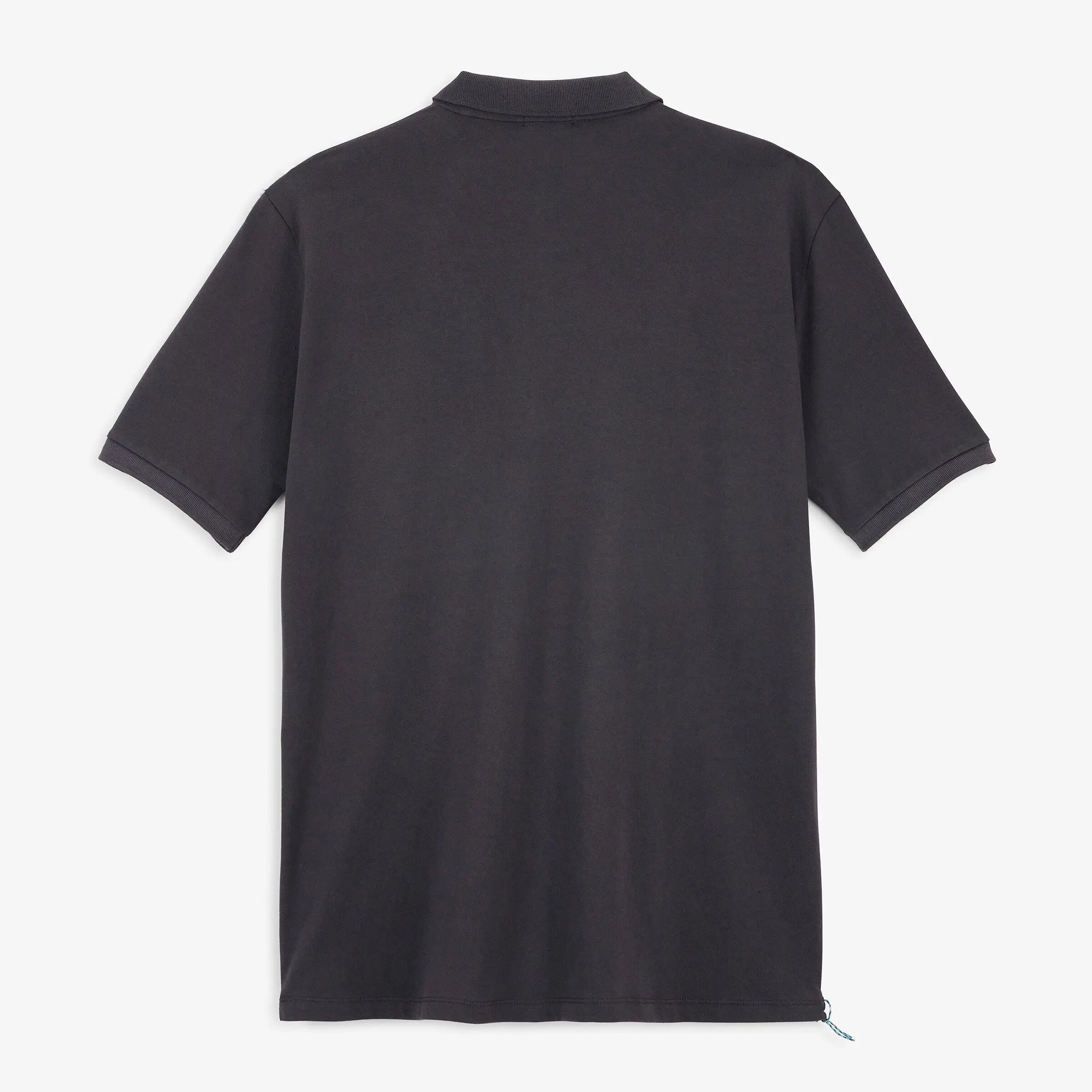 Polo de punto piqué de manga corta con insignia de rizo 2/4
