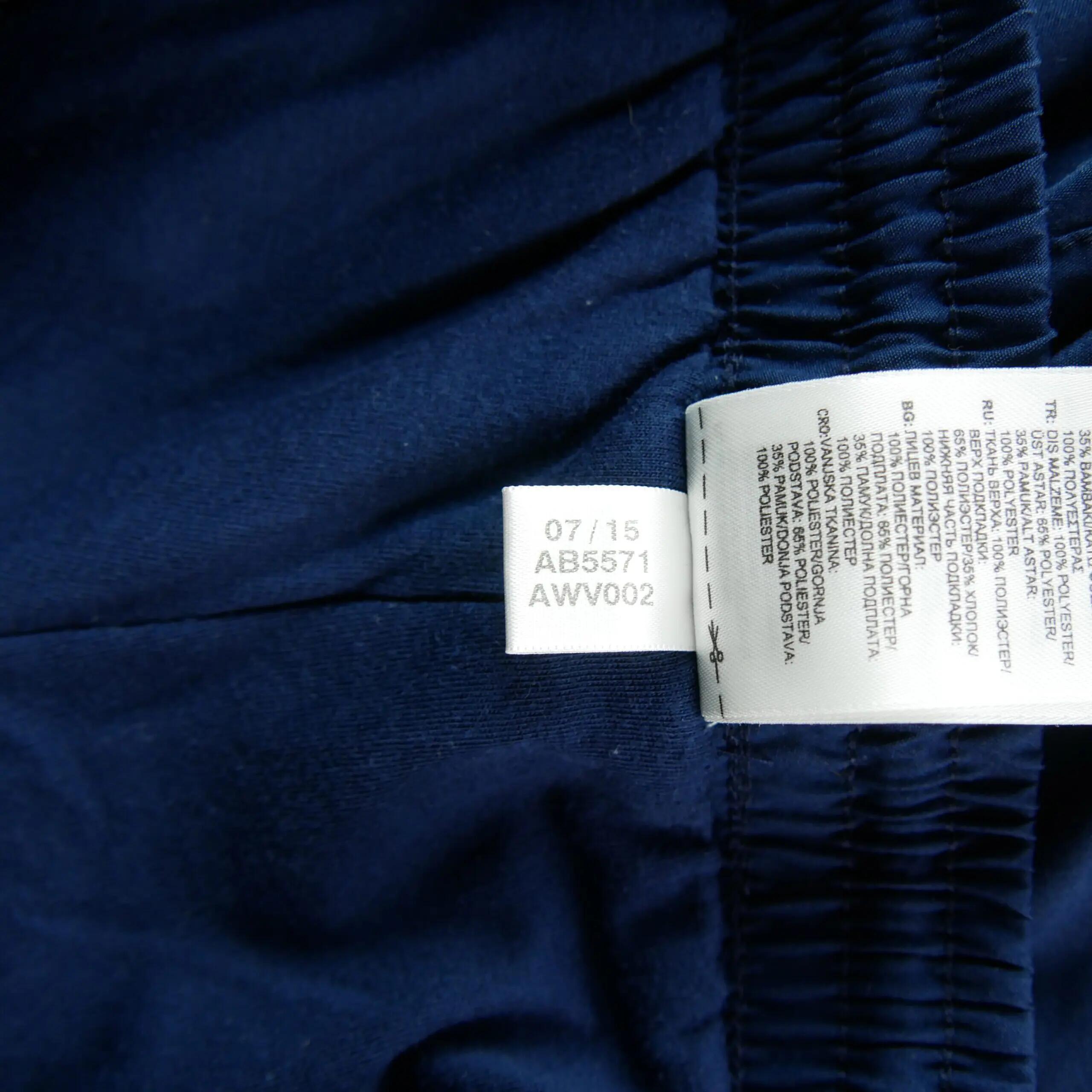 Second hand - Joggings Uomo Adidas con zip Marine - Stato eccellente 7/7