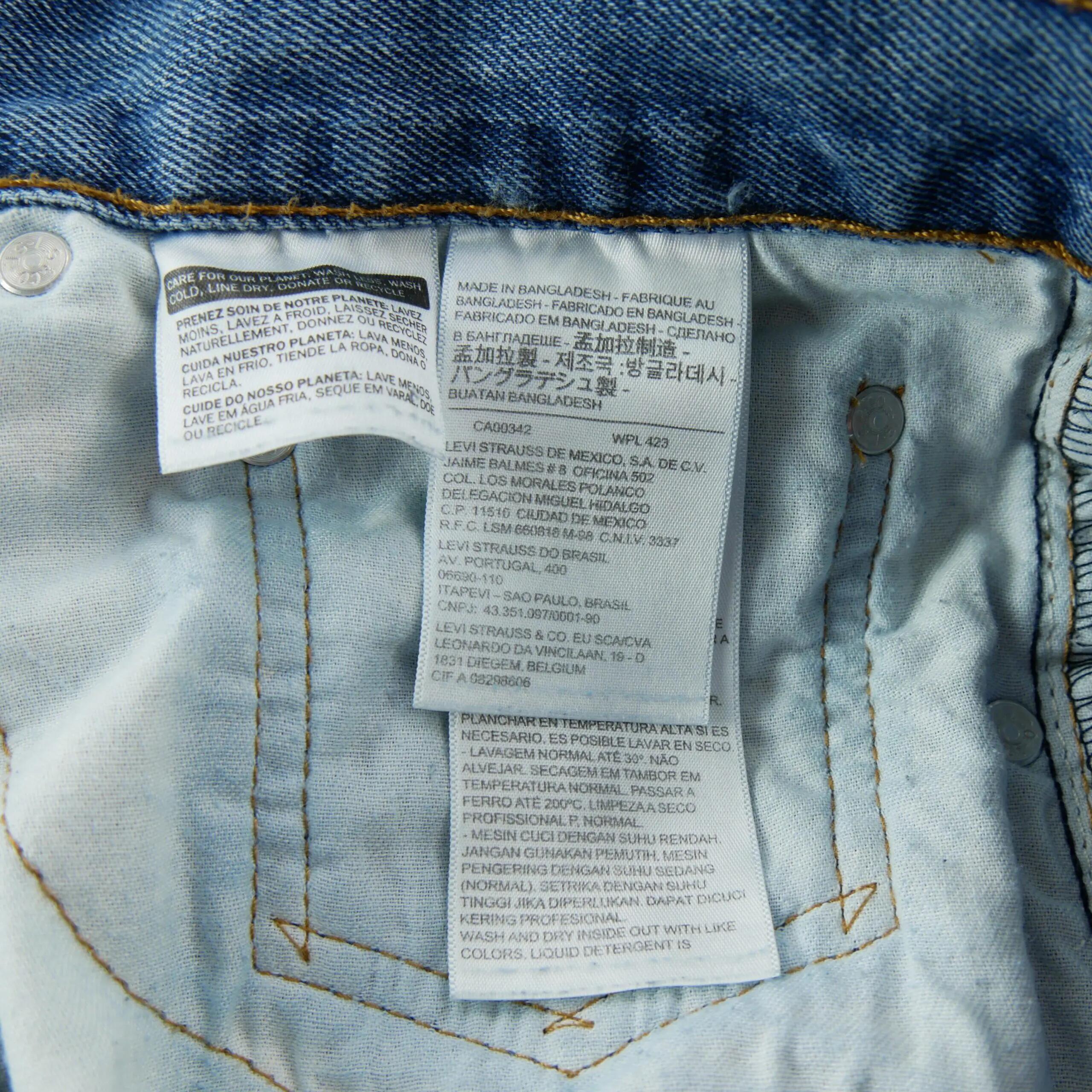 Jeans Uomo W36/L32 516 Levi Strauss Slim 6/7
