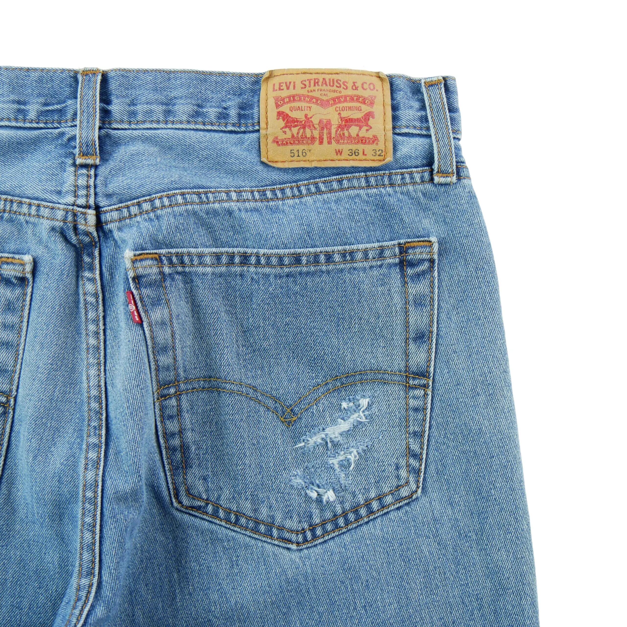 Jeans Uomo W36/L32 516 Levi Strauss Slim 4/7