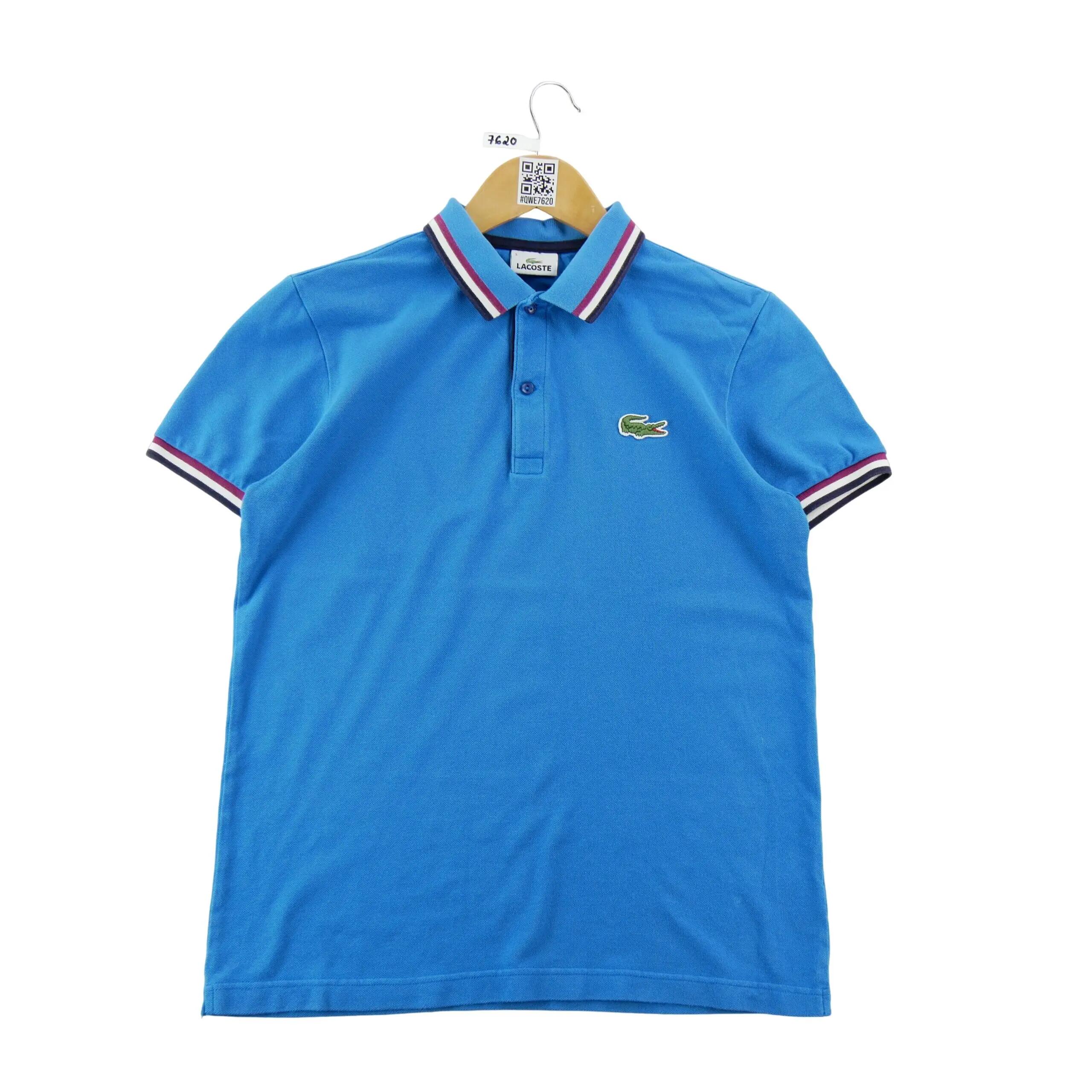 Second hand - Polo maniche corte uomo Lacoste blu chiaro - Stato eccellente 2/6