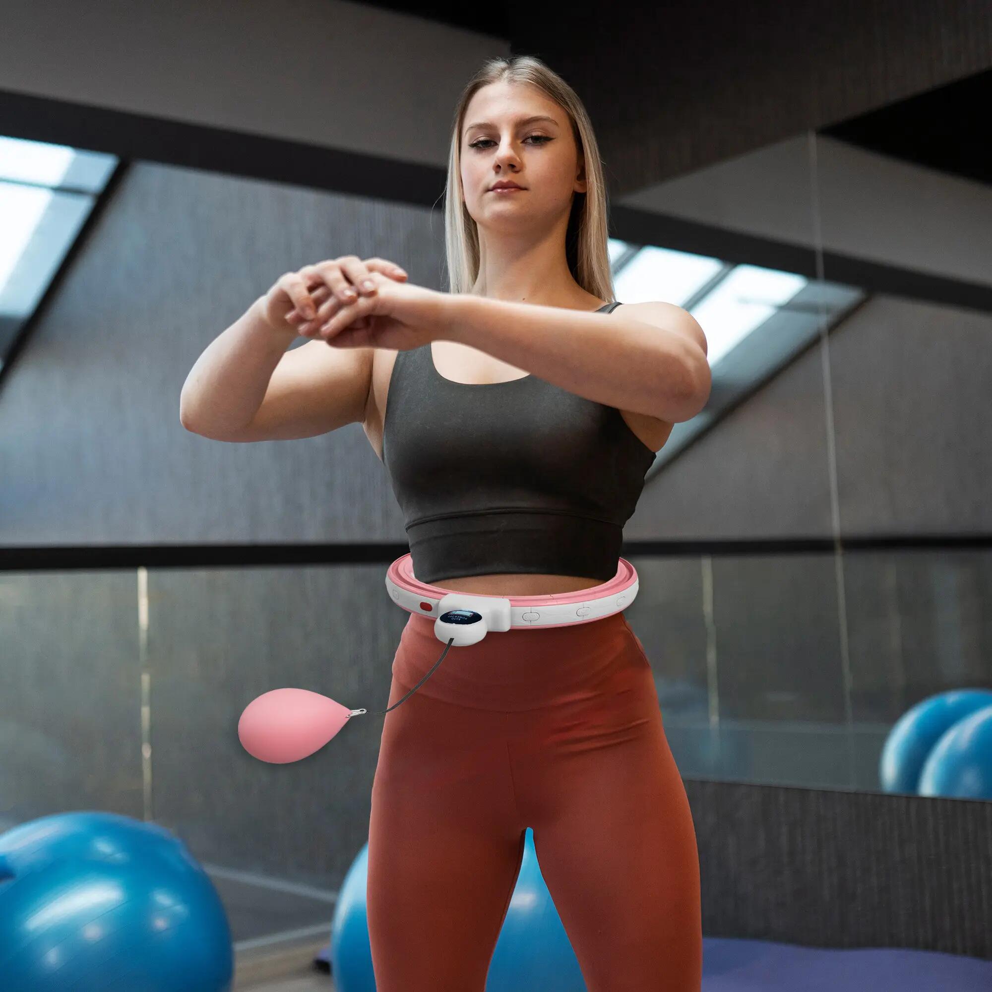 Cerceau hula hoop - fitness - picots, compteur 4/6