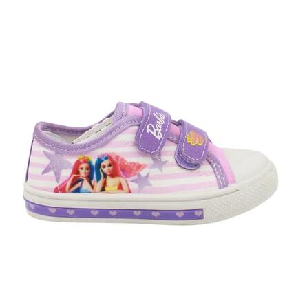 Chaussures Barbie Printemps Été Violettes Lumineuses en Toile Pointure 31
