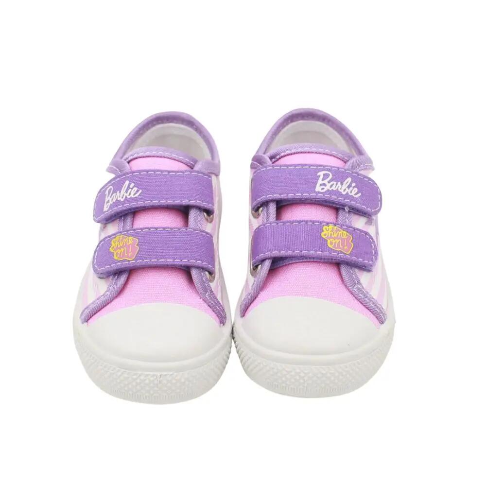 Chaussures Barbie Printemps Été Violettes Lumineuses en Toile Pointure 31 3/5