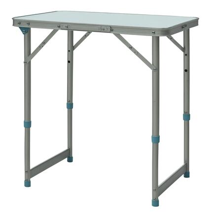 Table Pliante Table de Camping Table de Jardin Hauteur réglable Aluminium MDF