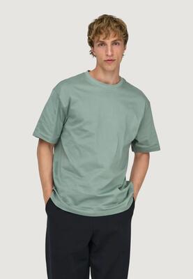 Crop top t-shirt onsfred life rlx ss tee noos heren groen