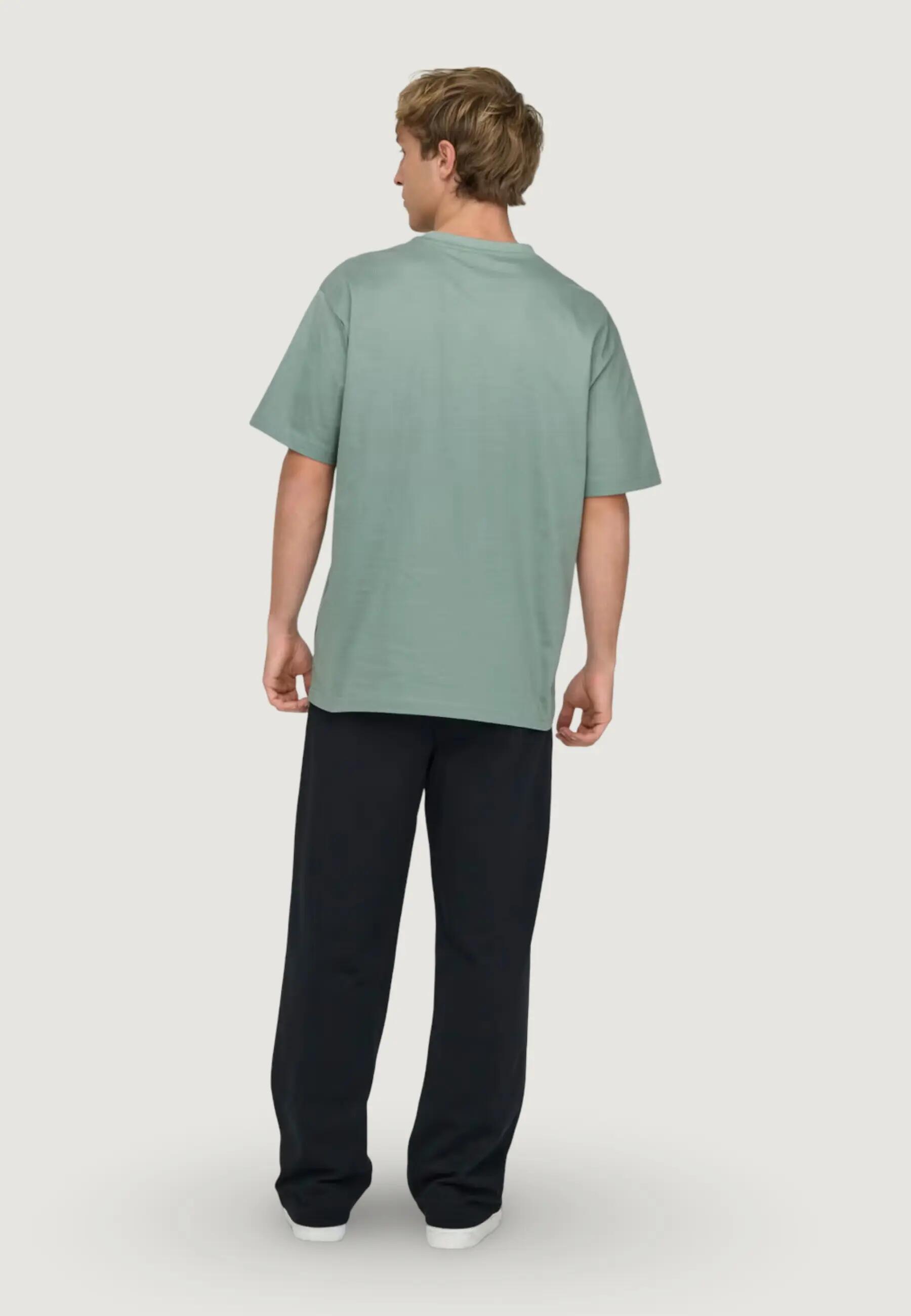 Crop top T-shirt Onsfred Life Rlx Ss Tee Noos HEREN Groen 2/5