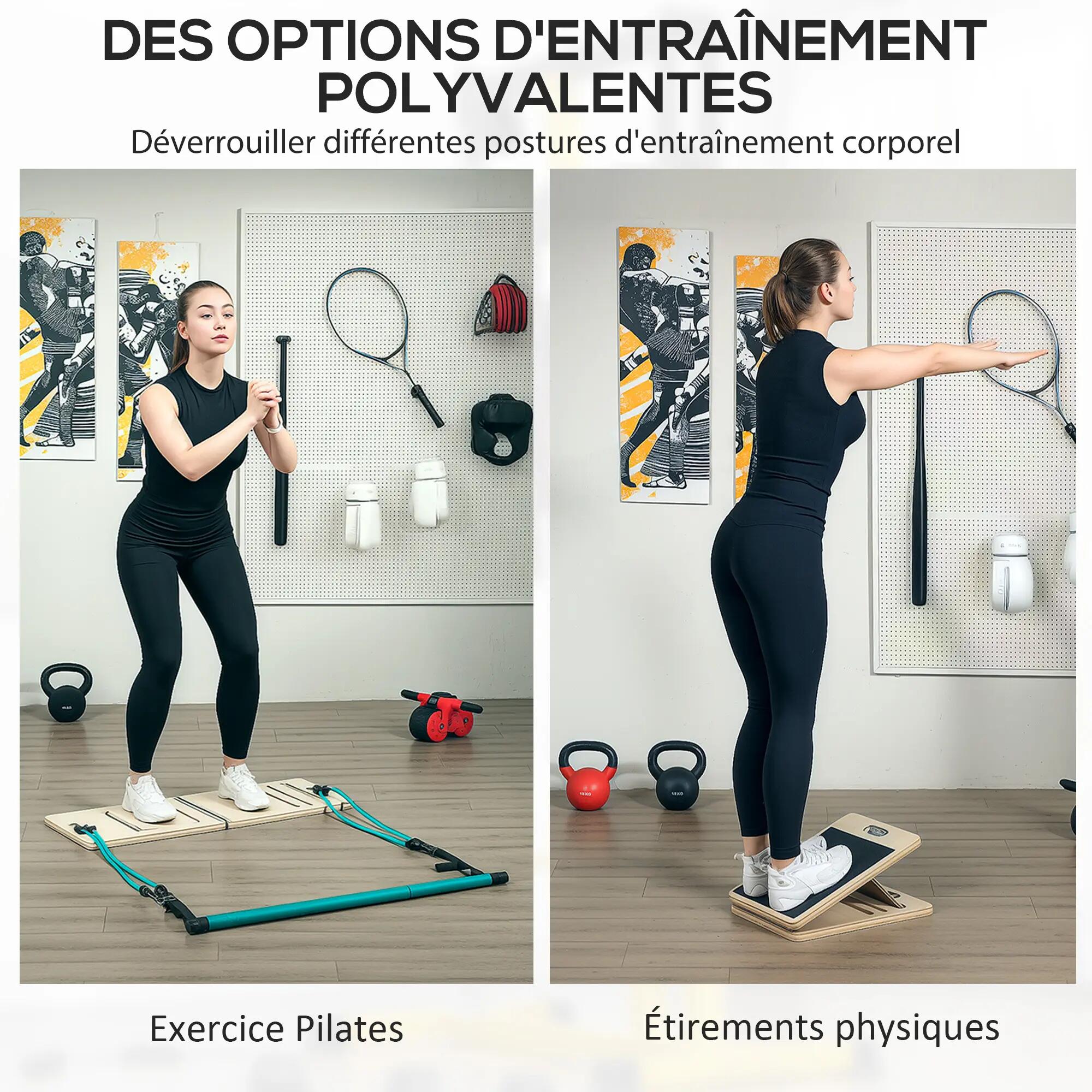 Kit pilates - forme - bandes, planche inclinable - bleu 6/6