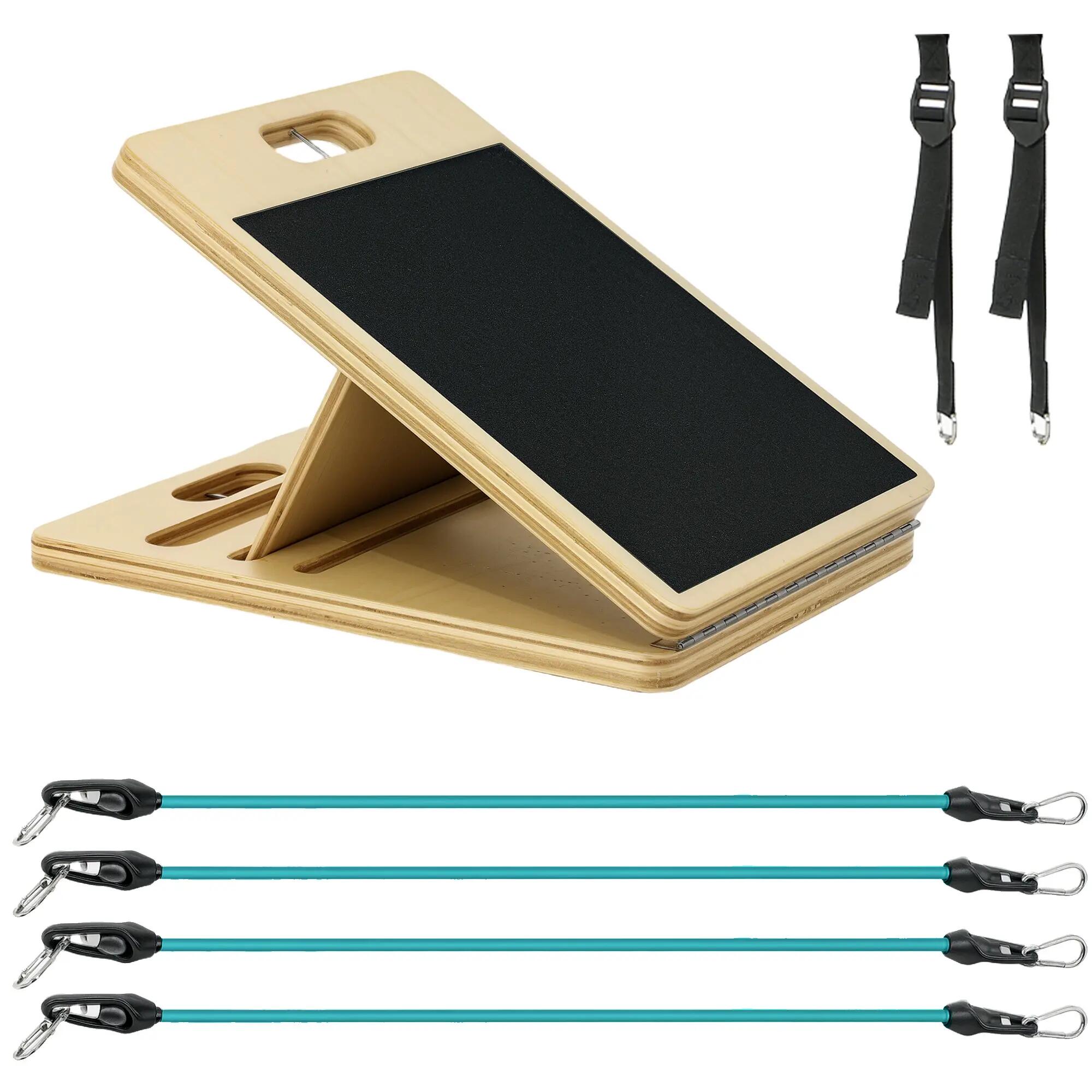 Kit pilates - forme - bandes, planche inclinable - bleu 2/6