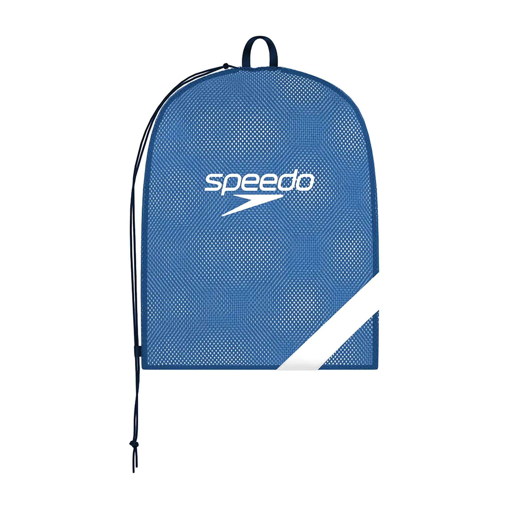 Saco XL Speedo em malha de rede azul, unissexo 2/2