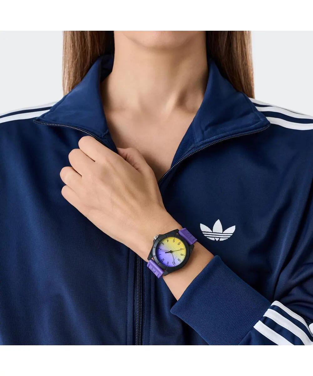 Adidas Originals Analogique Montre Violet/Multicolore AOST26509 5/6