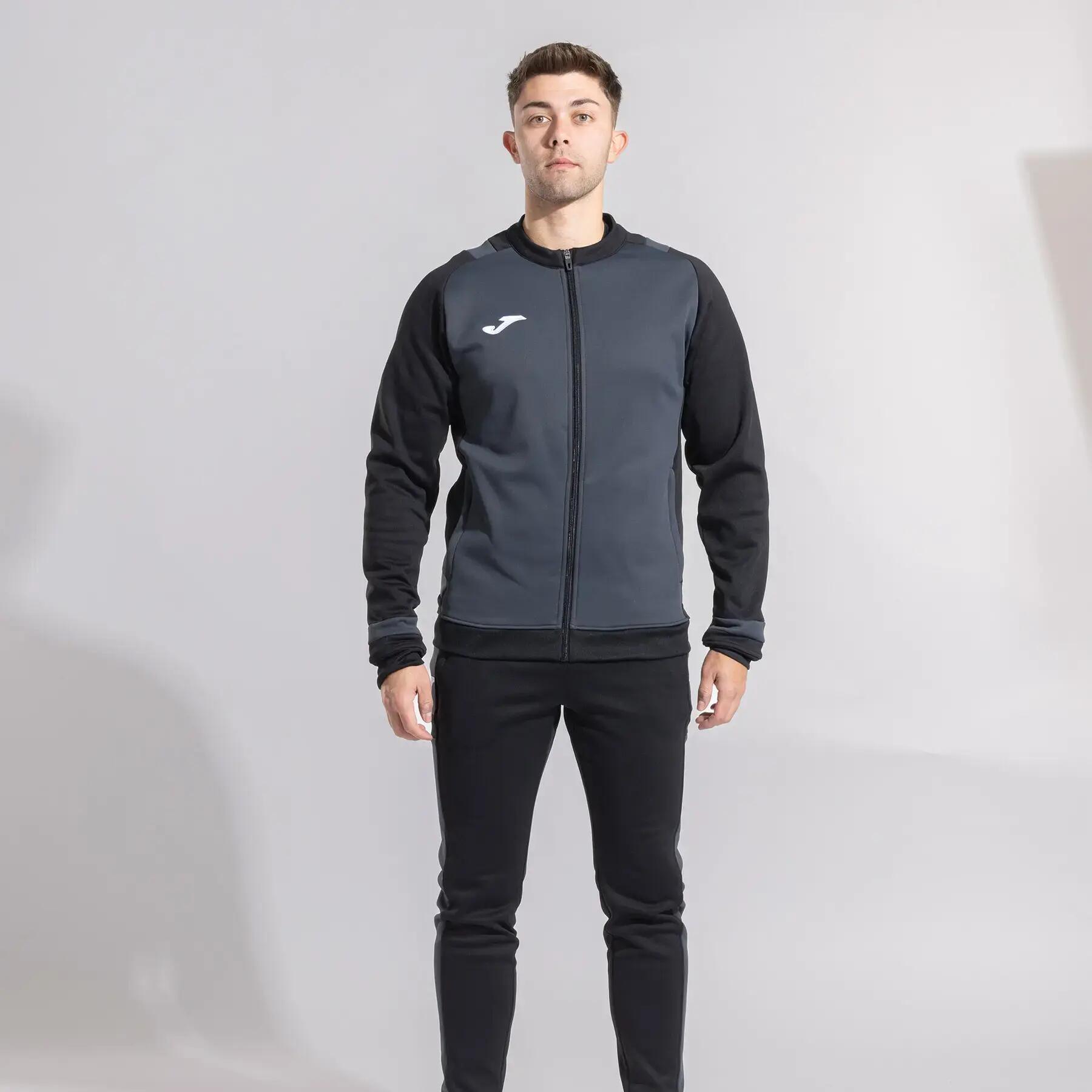 Chándal Hombre Joma Lider 104286 Antracita Negro 151 Confortable 2/7