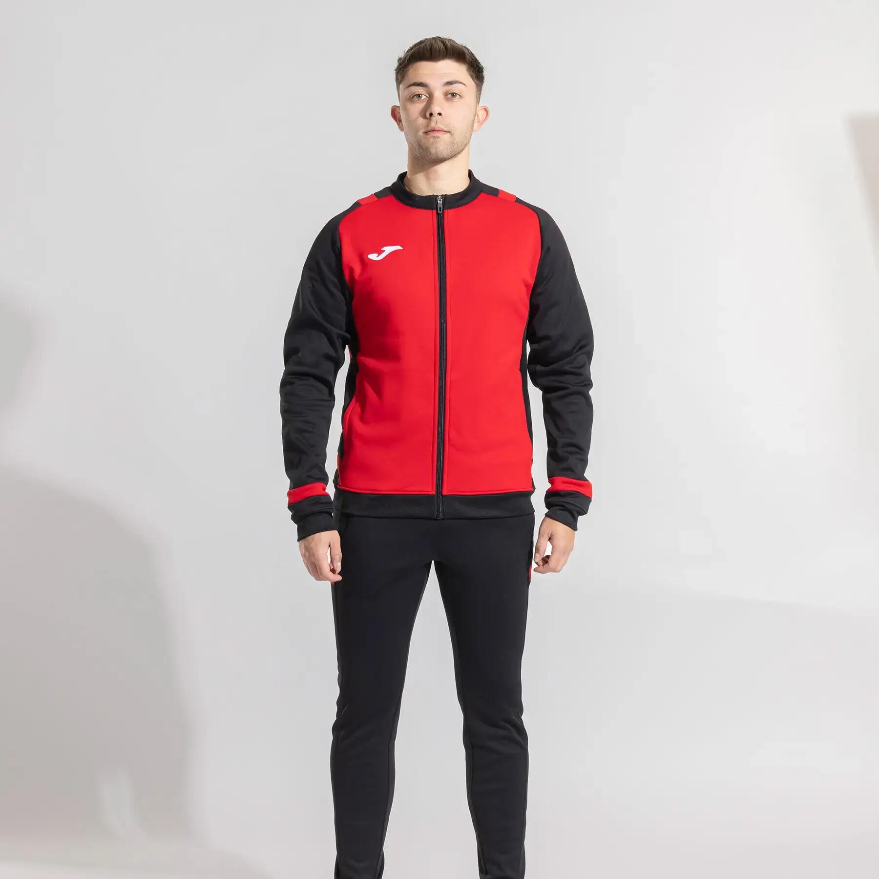 Chándal Hombre Joma Lider 104286 Rojo Negro 601 Confortable 2/6