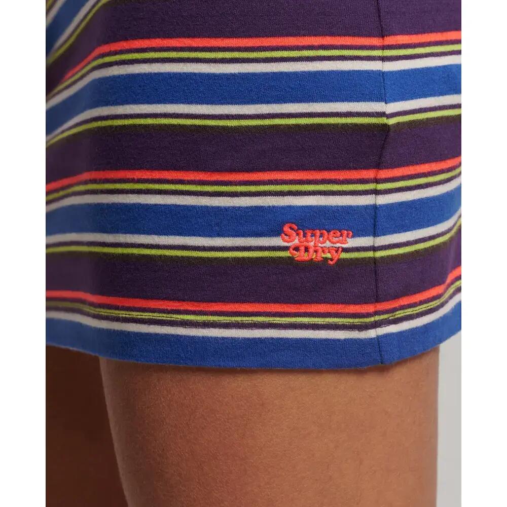 superdry Vestido Racer Vintage a Rayas — 100% Algodón Orgánico, Slim Fit 5/5