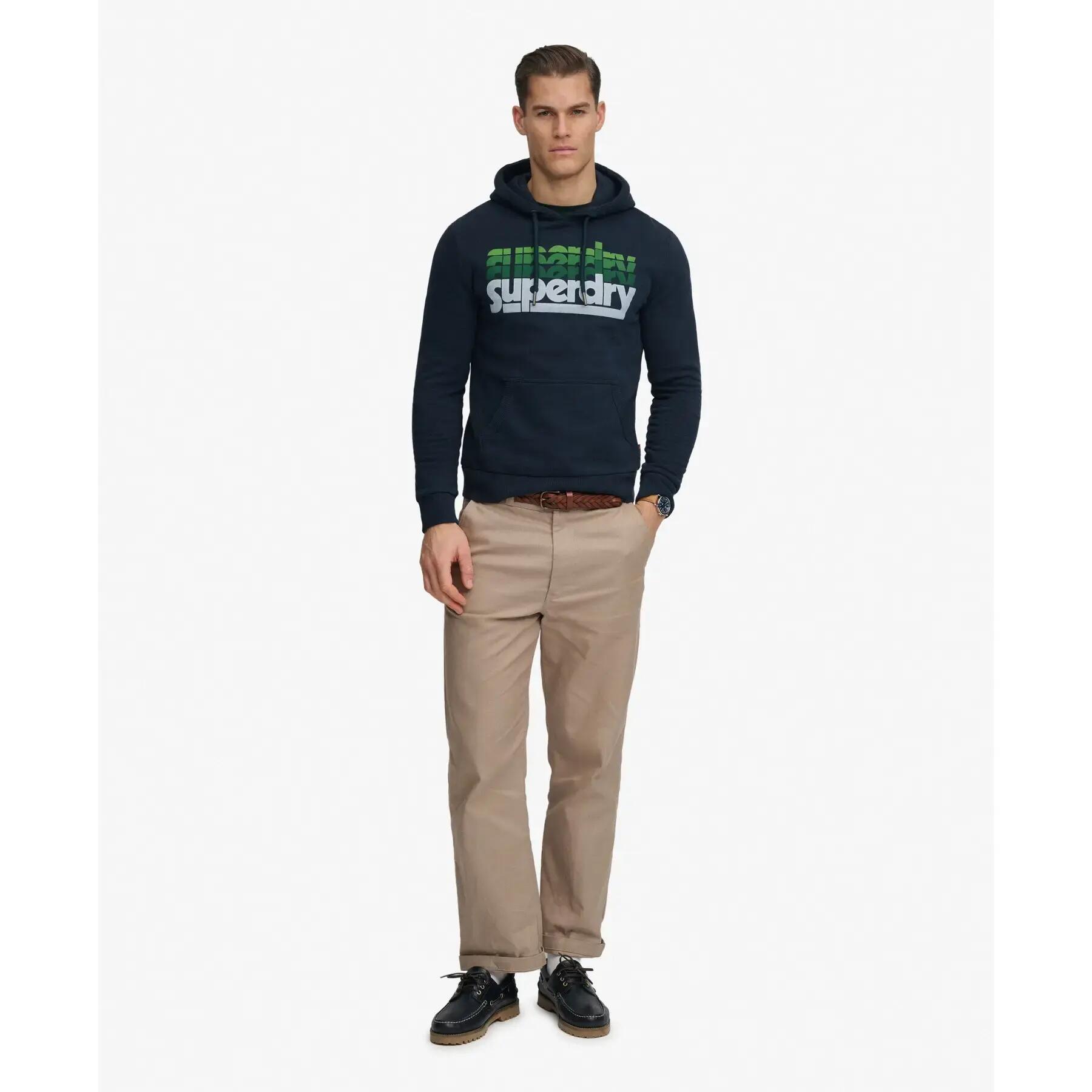 Sudadera Superdry Stacked Marine para Hombre 4/5