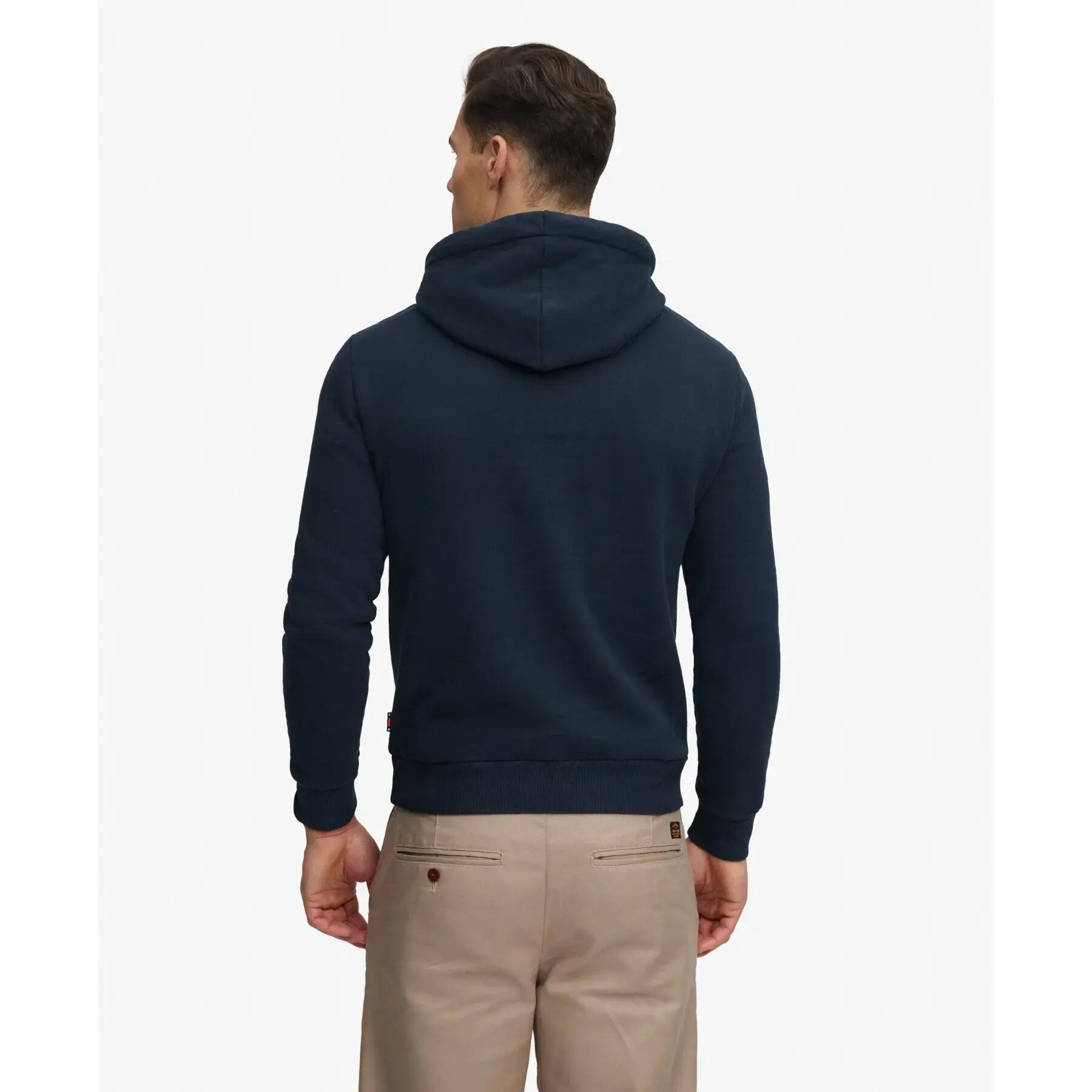Sudadera Superdry Stacked Marine para Hombre 3/5