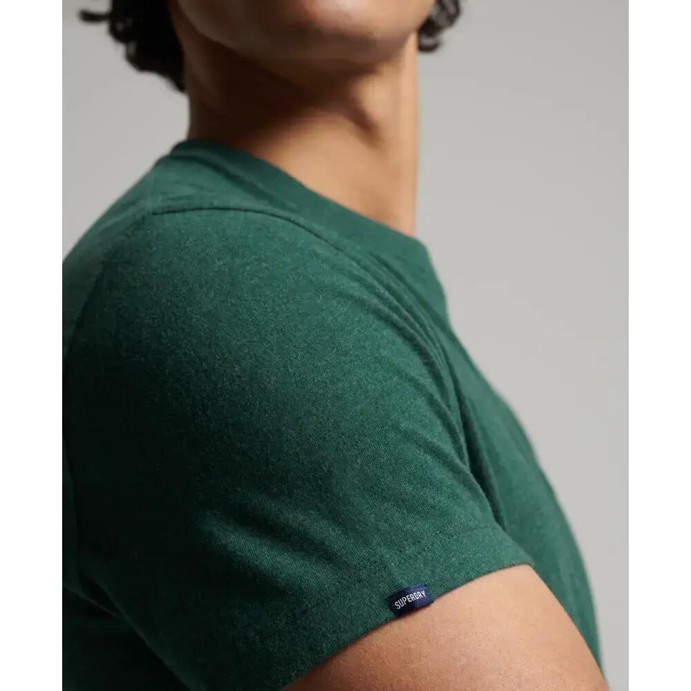 T-shirt Uomo Superdry Vintage Logo Verde Scuro 4/4