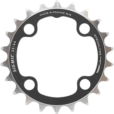 Piastra disco da bici tripla 64 inter 4 branche Specialità T.A. Sismic
