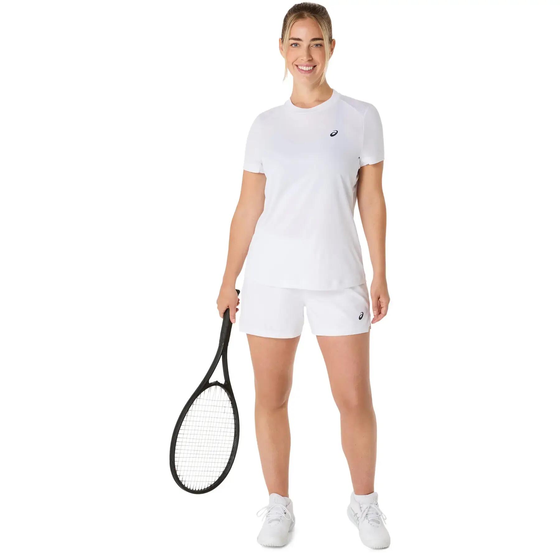 Top Court SS da donna bianco 2/7
