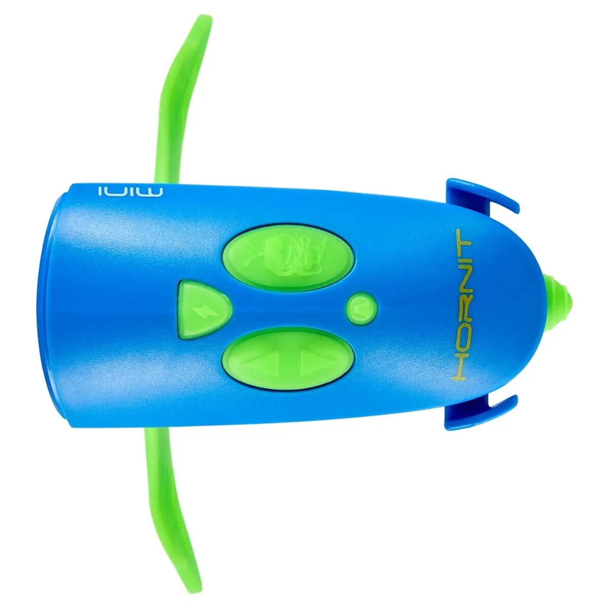 Mini Hornit – Bel en licht voor fiets en step - Groen / Blauw 5/7