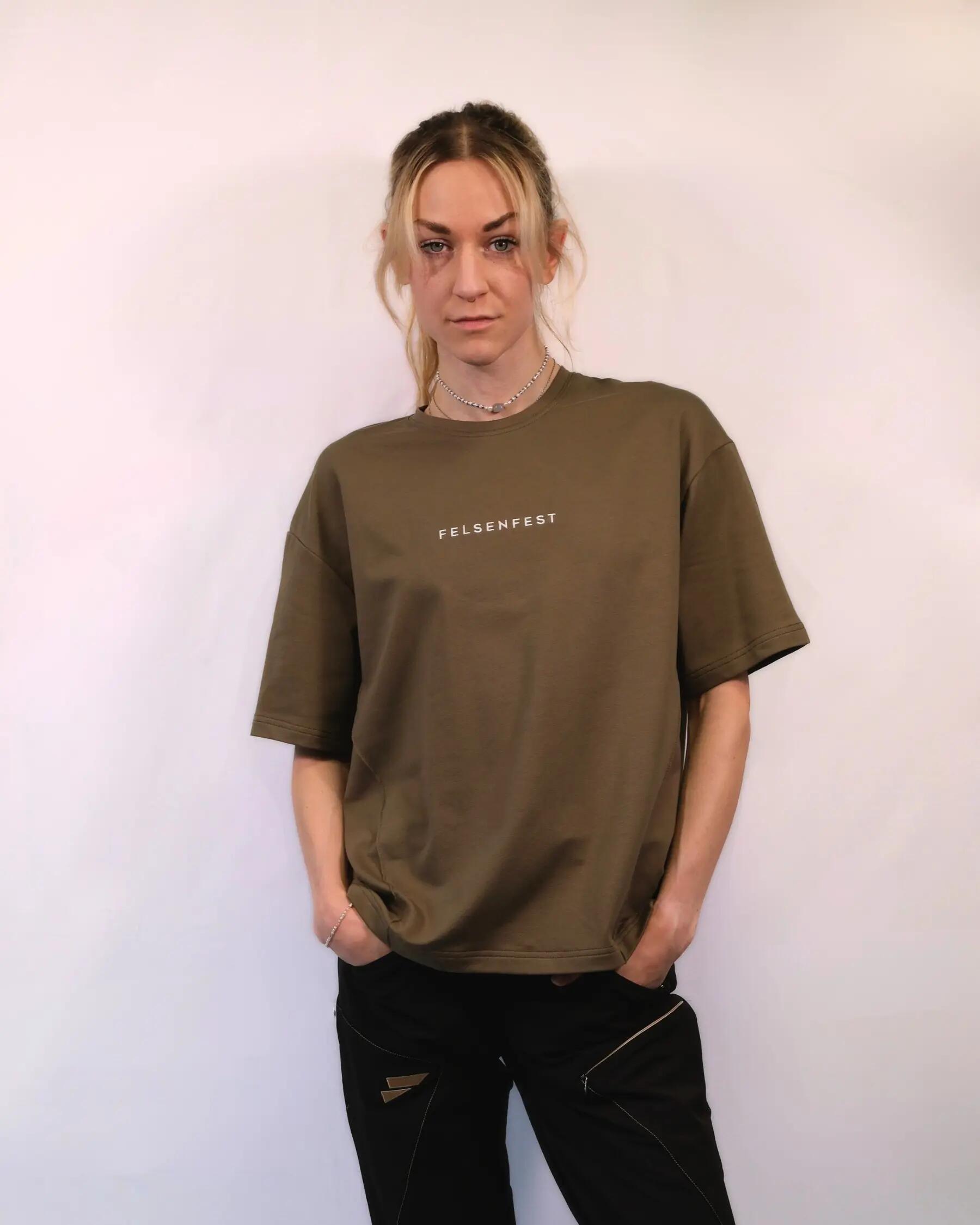 Oversized Boulder-Shirt Volumes Oliv 4/6