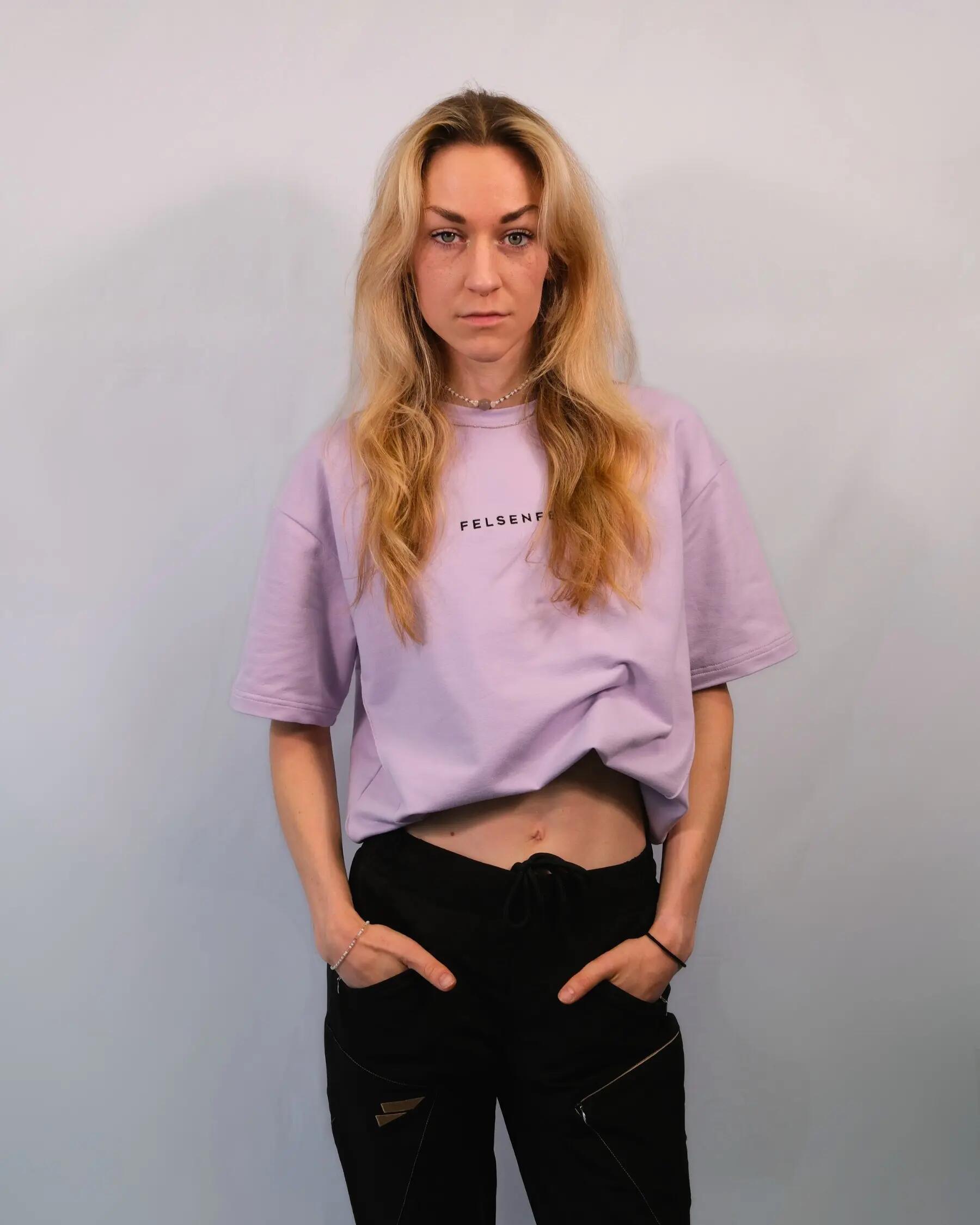 Oversized Boulder-Shirt Volumes Lavendel 3/6